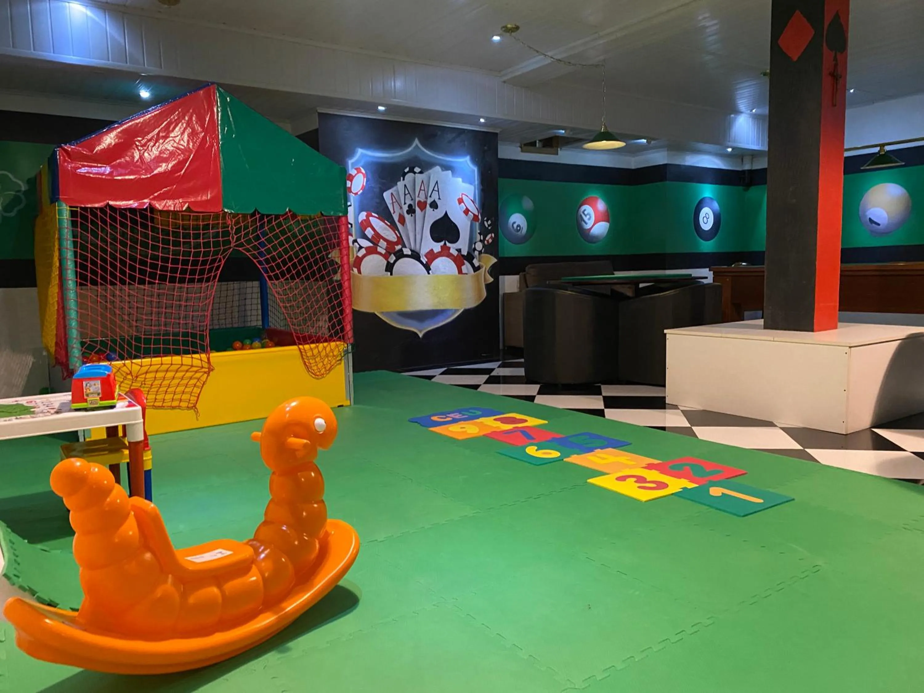 Game Room in Hotel Pousada Ald' Mama