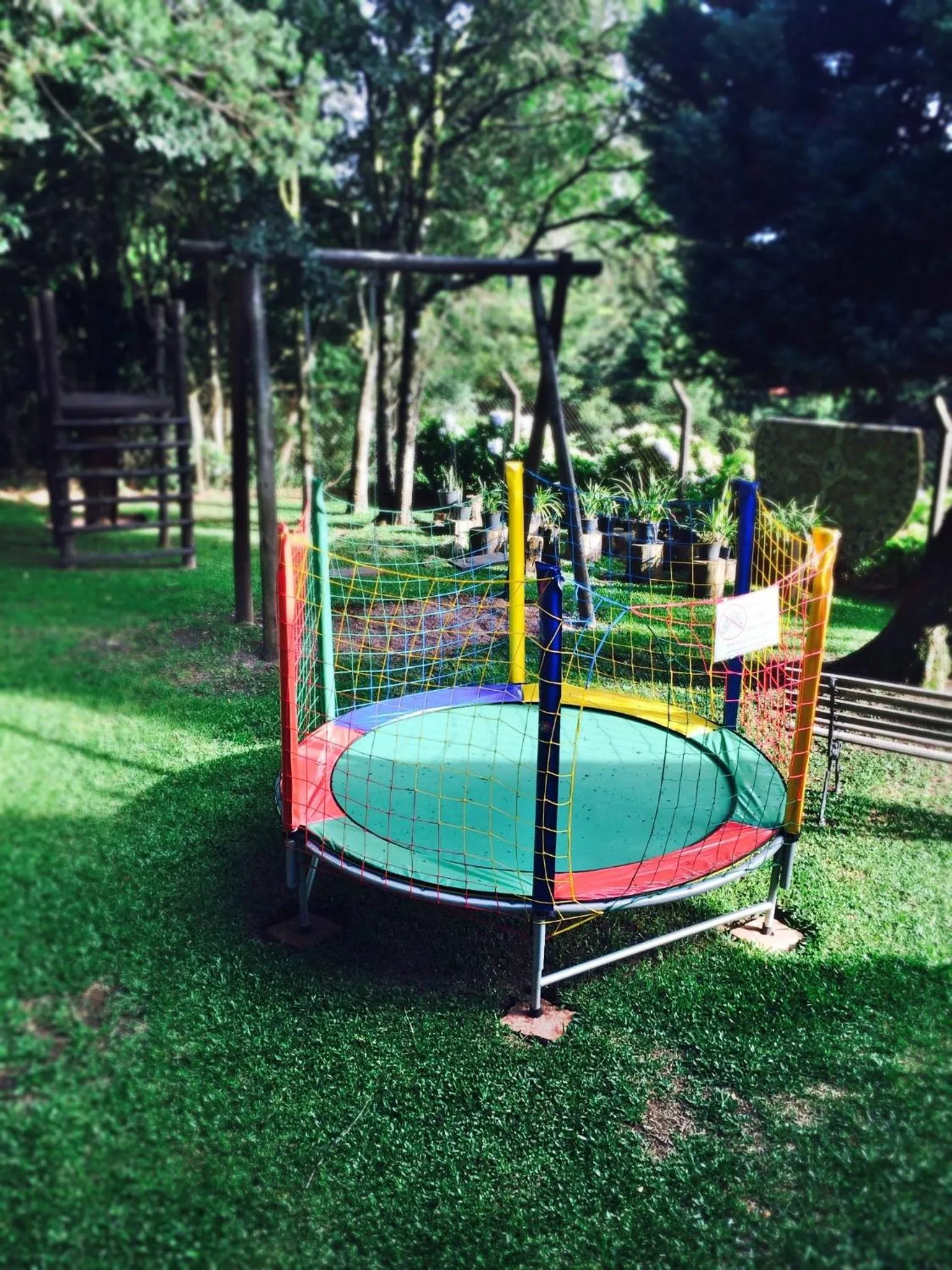 Children play ground in Hotel Pousada Ald' Mama