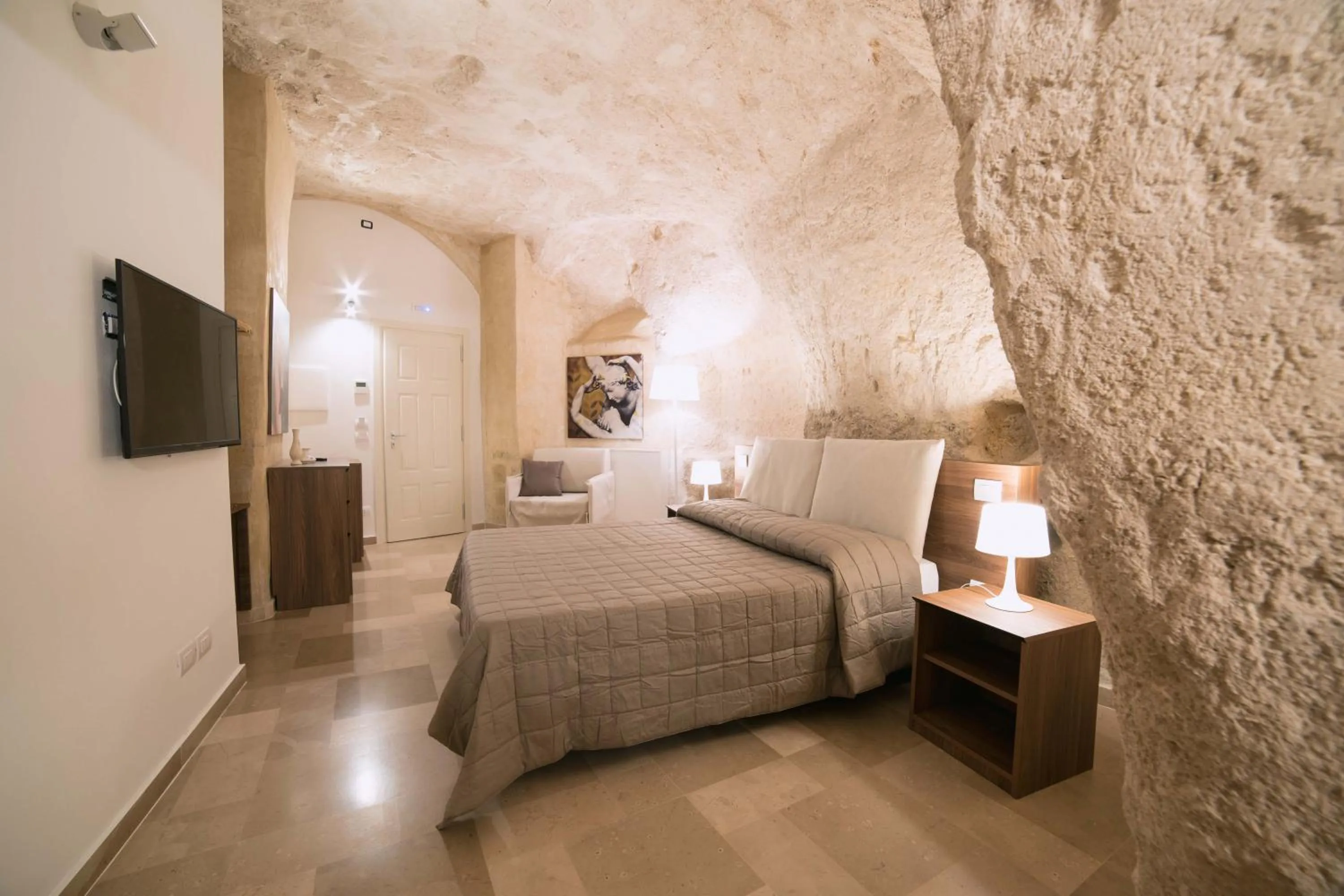 Bed in Albergo Del Sedile