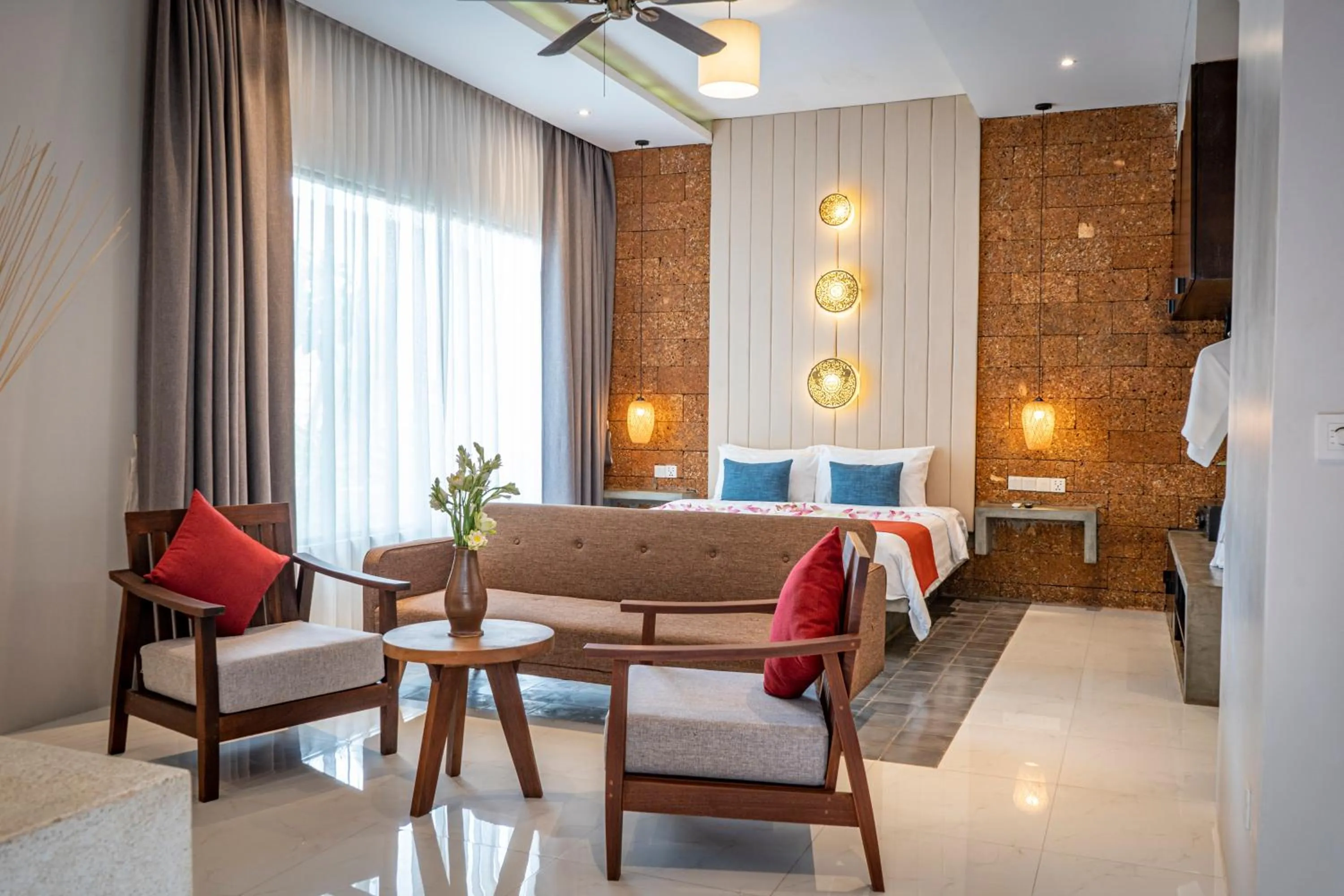 Living room, Bed in Grange