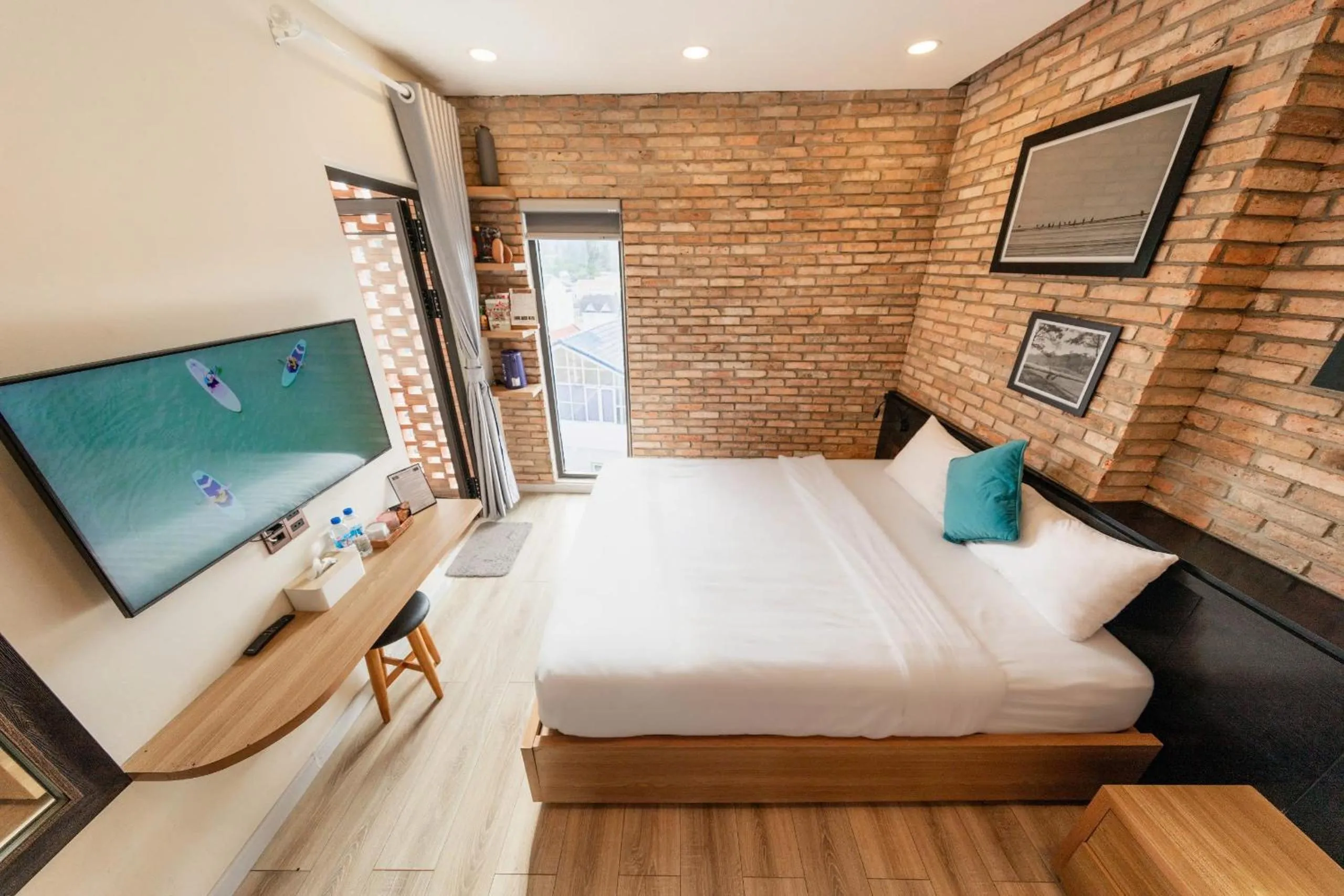 Photo of the whole room, Bed in The Brick Home dalat