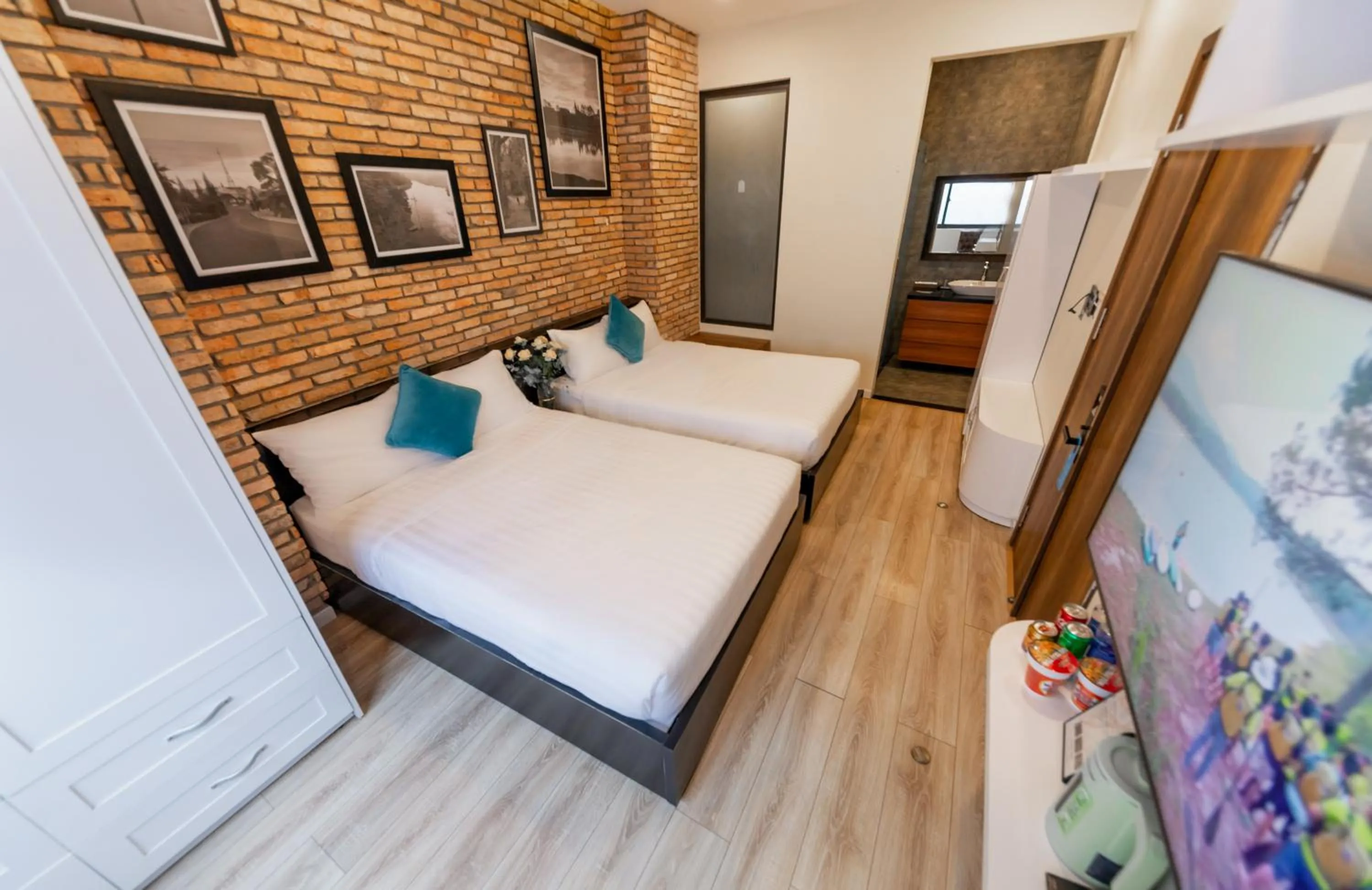 Photo of the whole room, Bed in The Brick Home dalat
