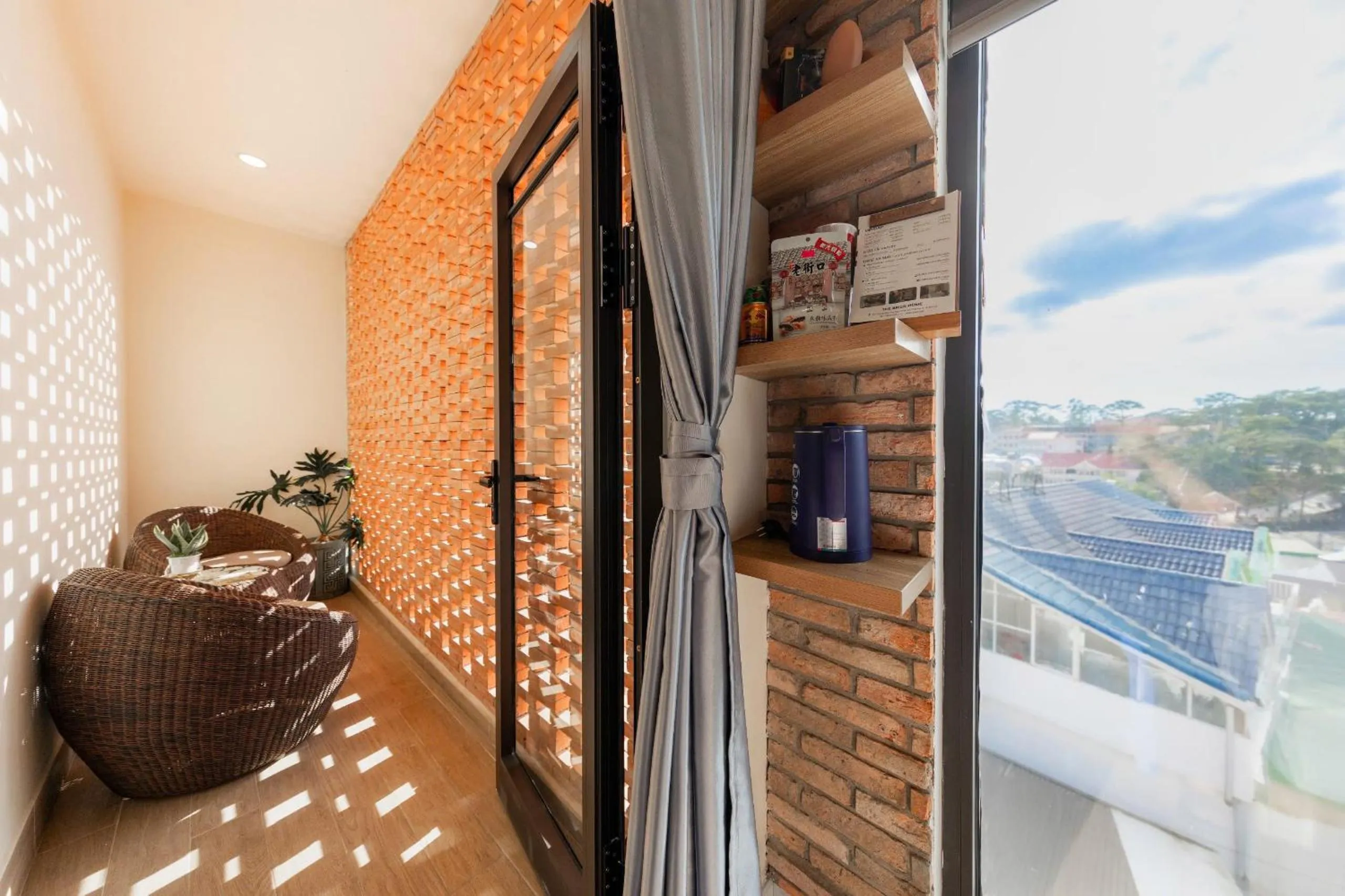 Balcony/Terrace in The Brick Home dalat