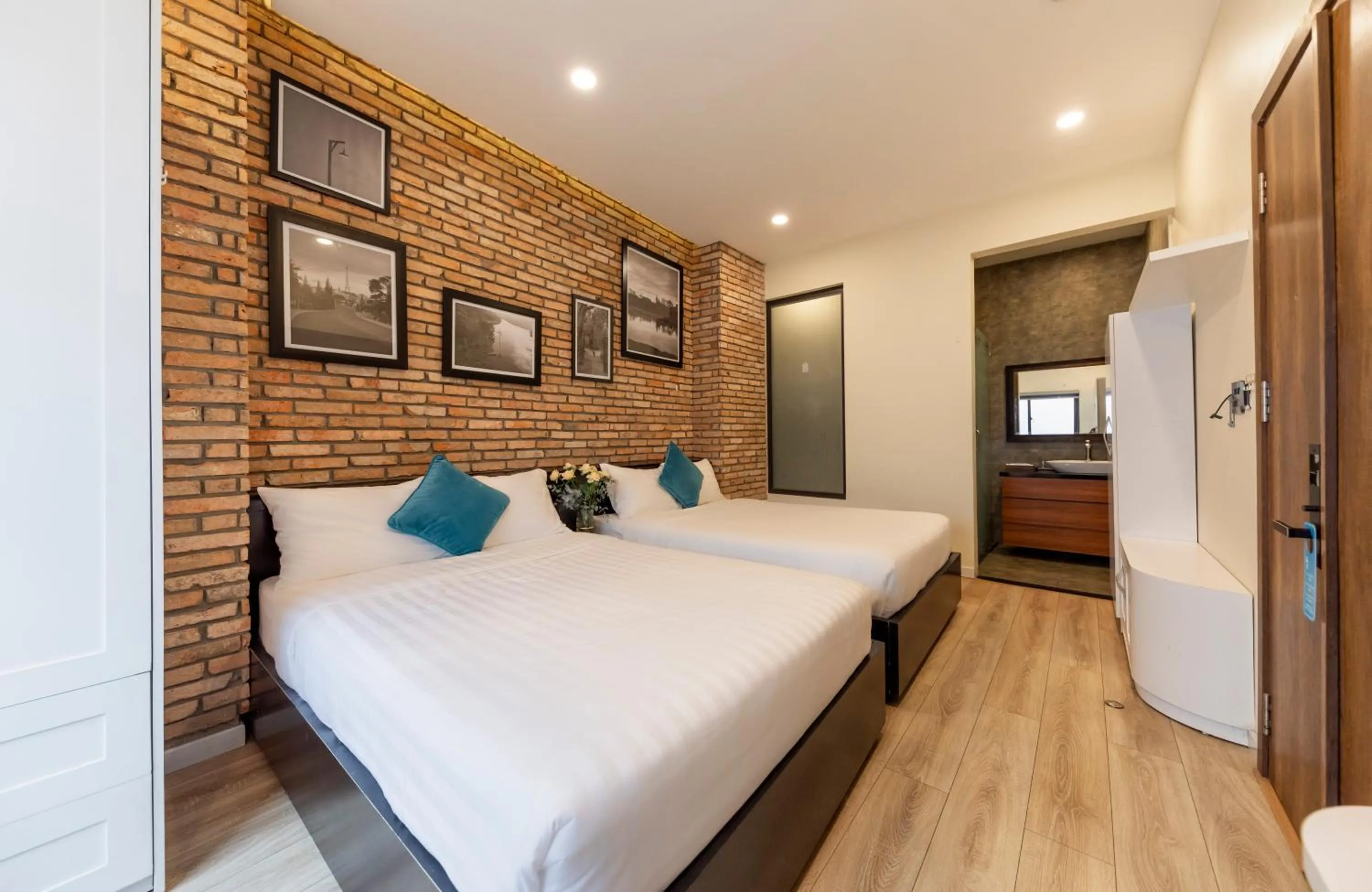 Bed in The Brick Home dalat