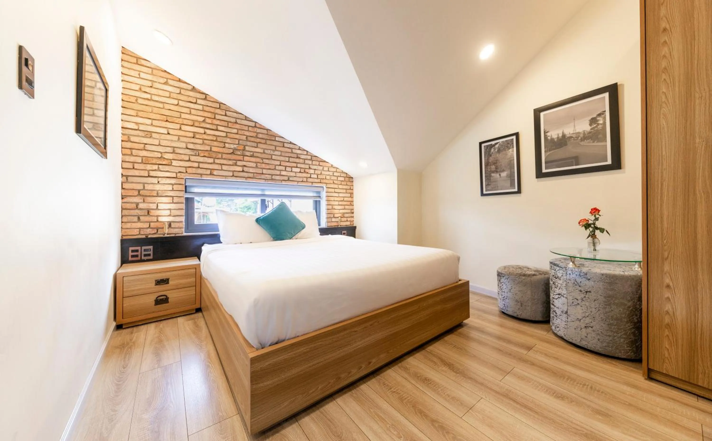 Photo of the whole room, Bed in The Brick Home dalat