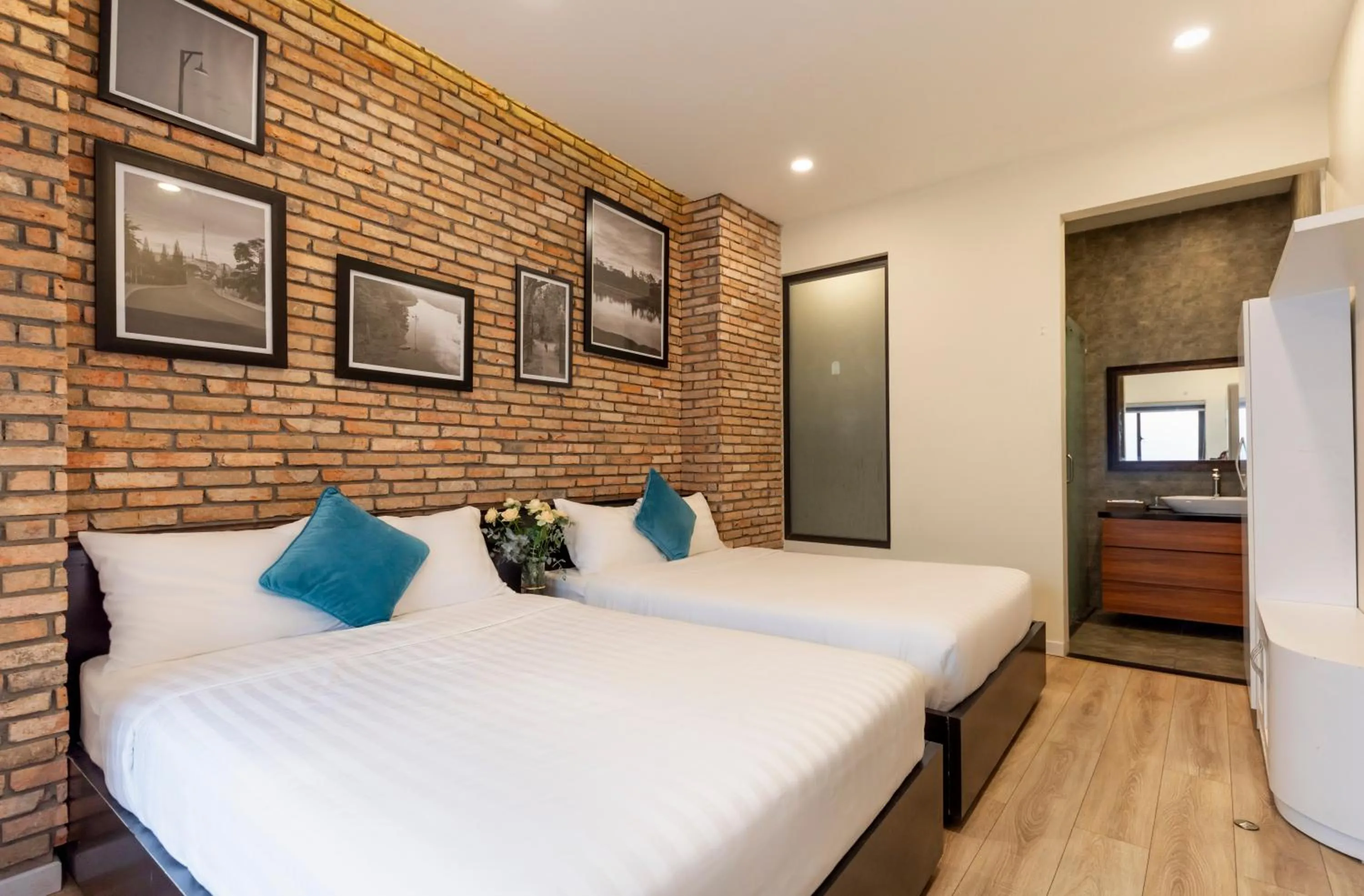 Bed in The Brick Home dalat