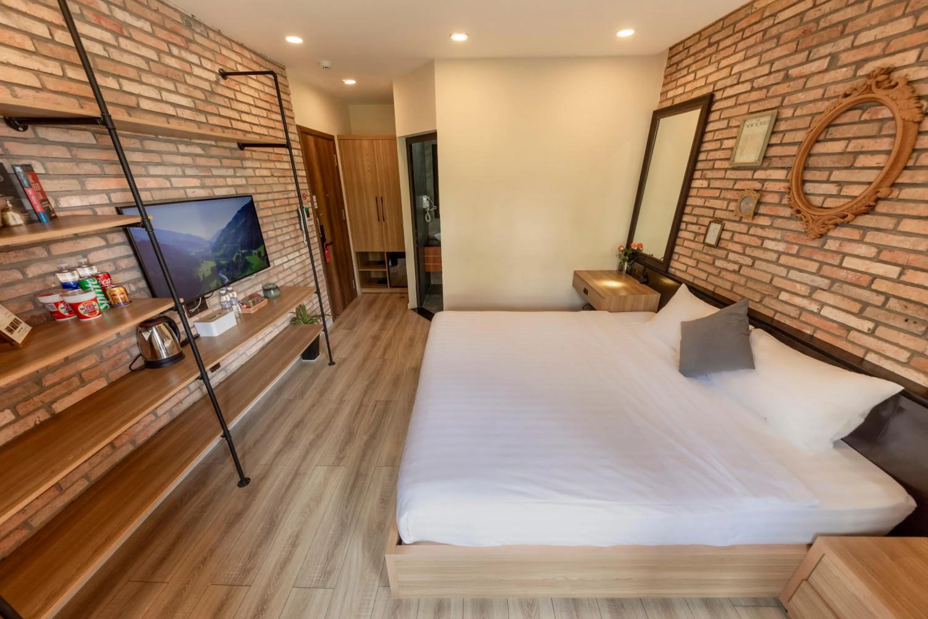 Bedroom, Bed in The Brick Home dalat