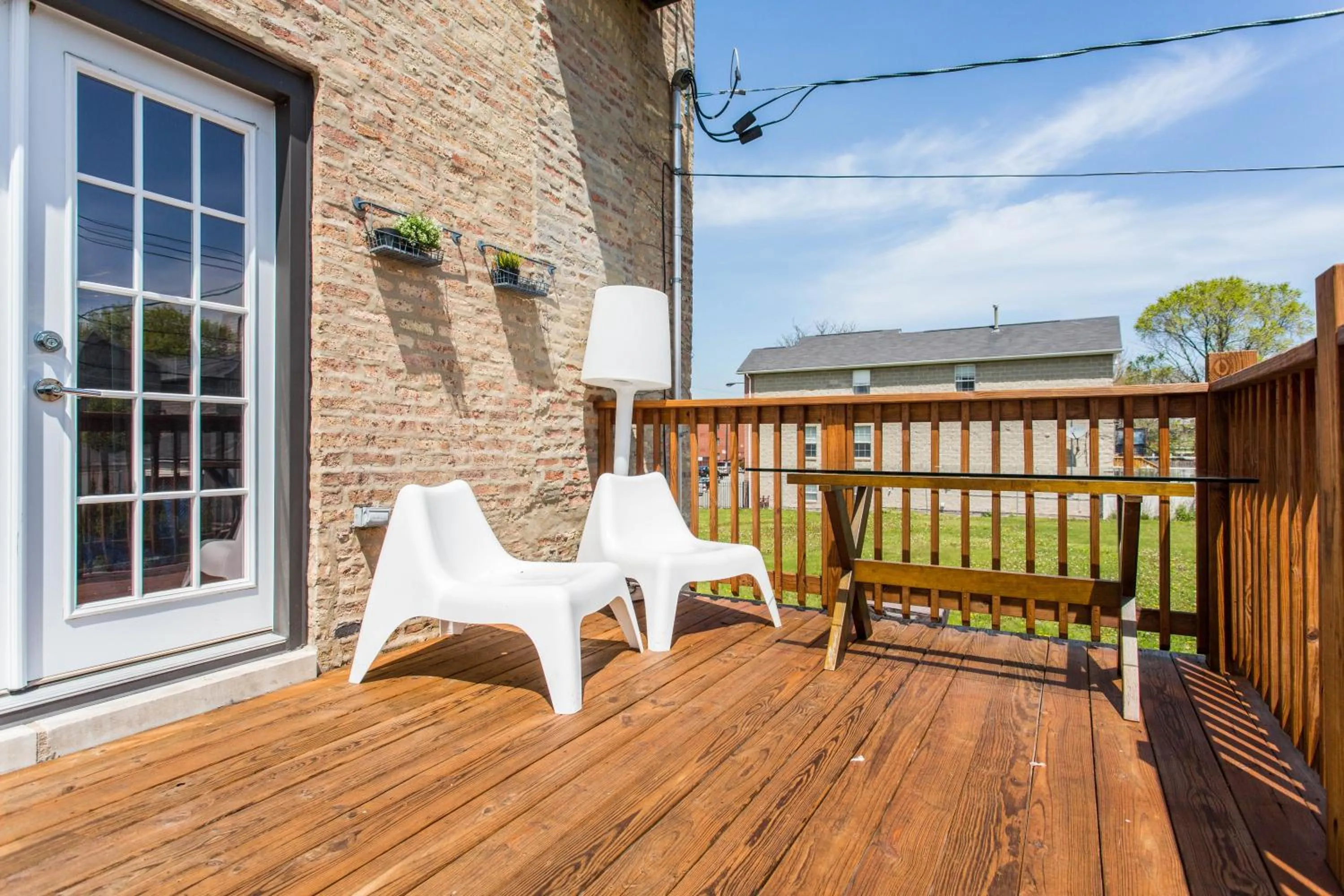 Patio in McCormick Place Guest House