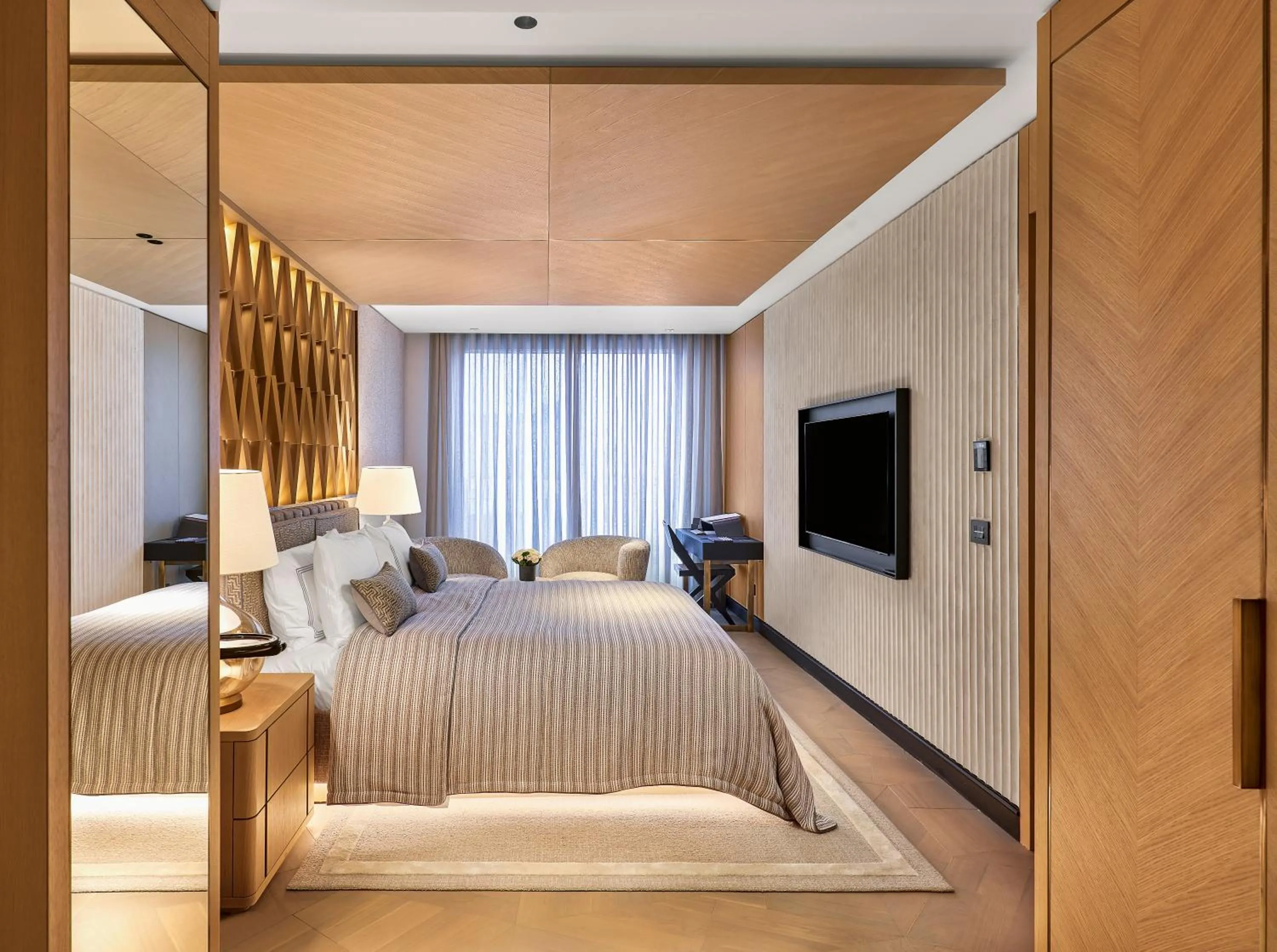 Bed in Vakko Hotel and Residence