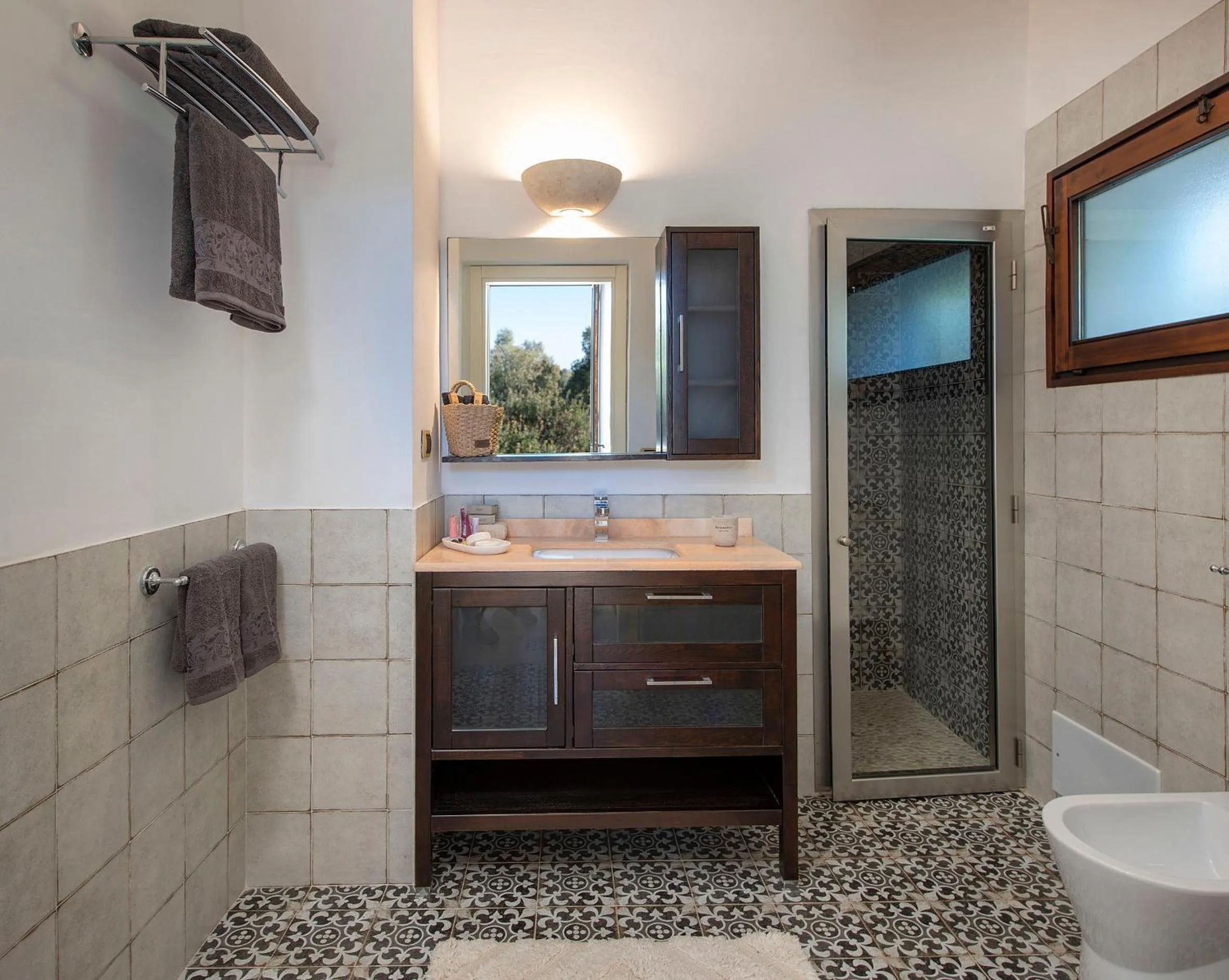 Shower in Villa Cavalieri Country Hotel