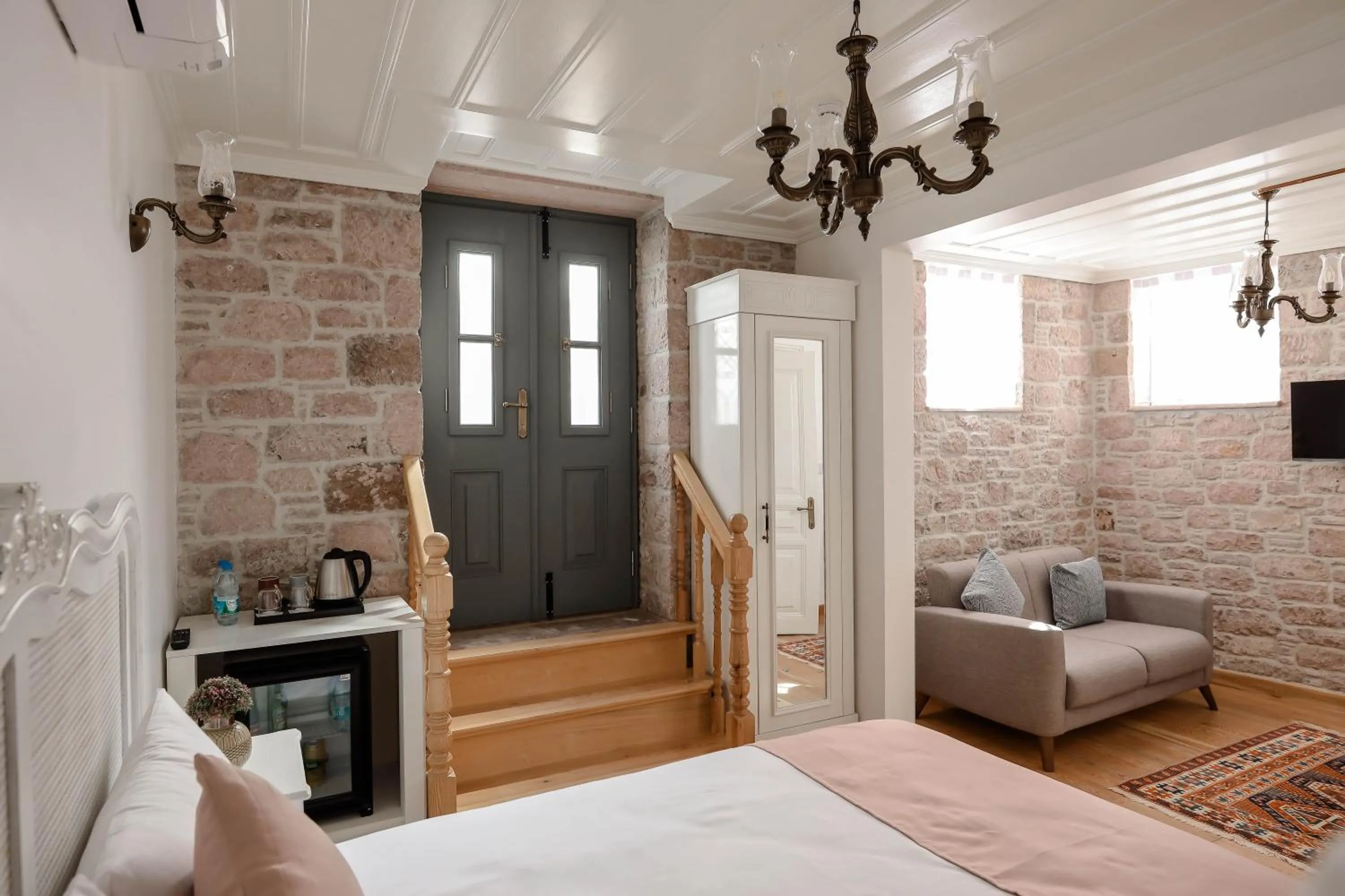 Bed in Barıs Otel Cunda