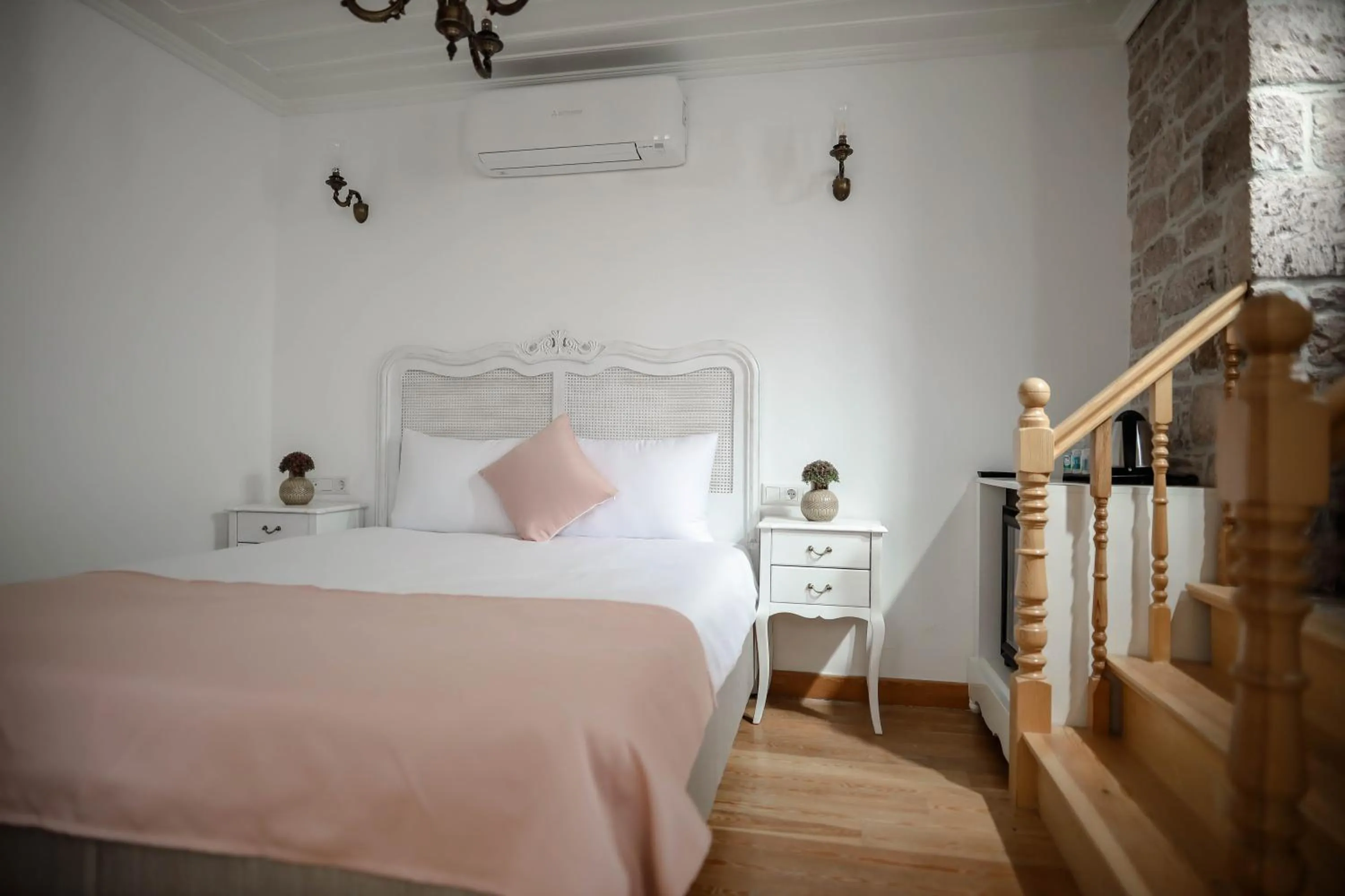 Bed in Barıs Otel Cunda
