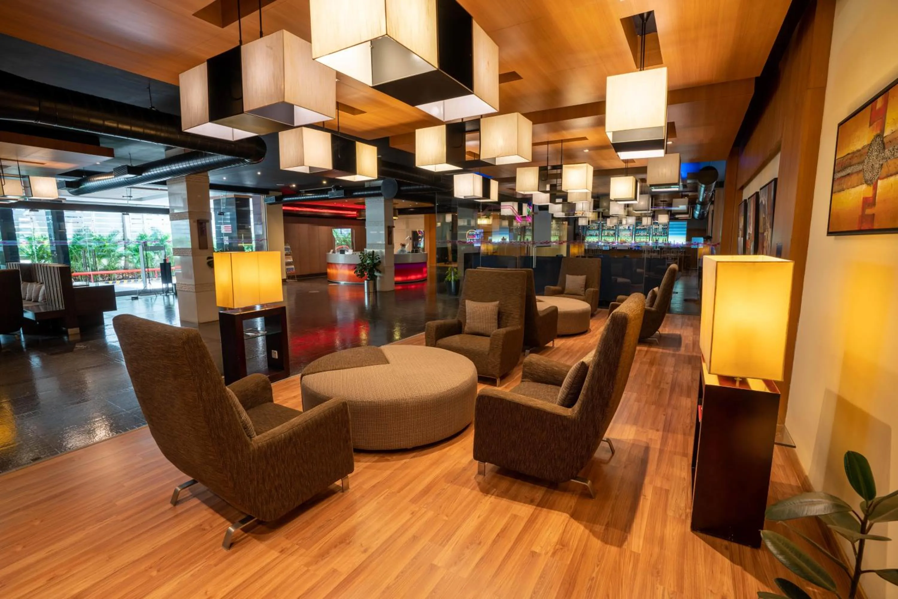 Seating area in Hotel Halez