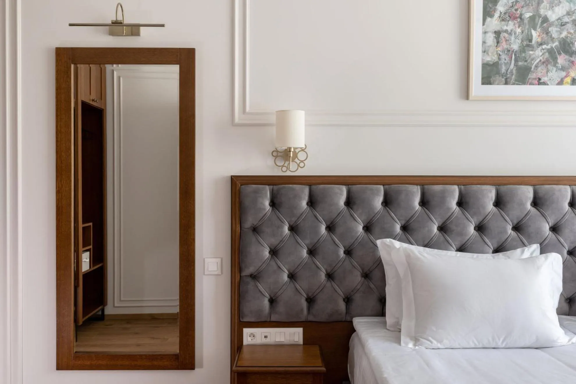 Bed in Villa Flavia Heritage Boutique Hotel