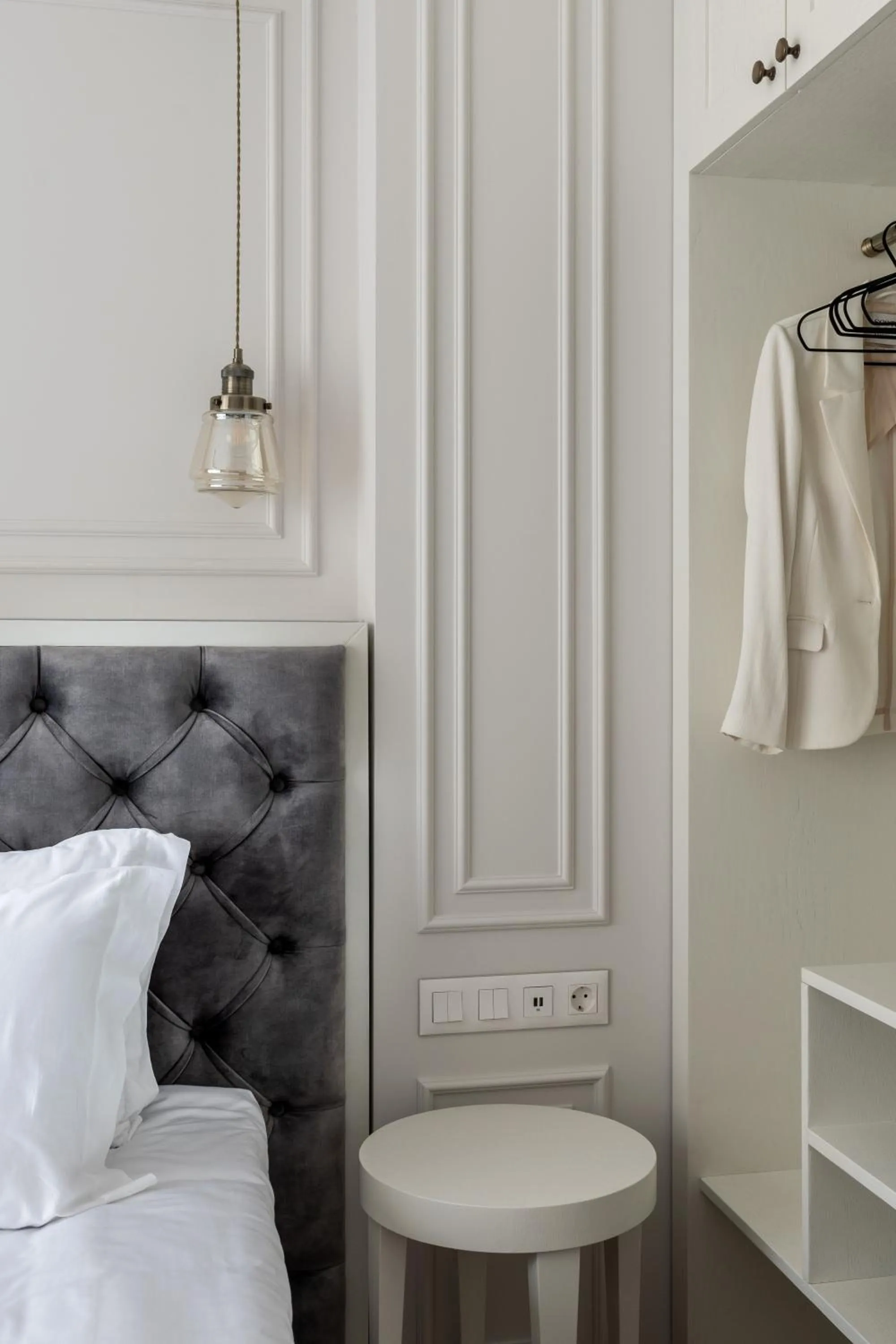 Decorative detail, Bed in Villa Flavia Heritage Boutique Hotel