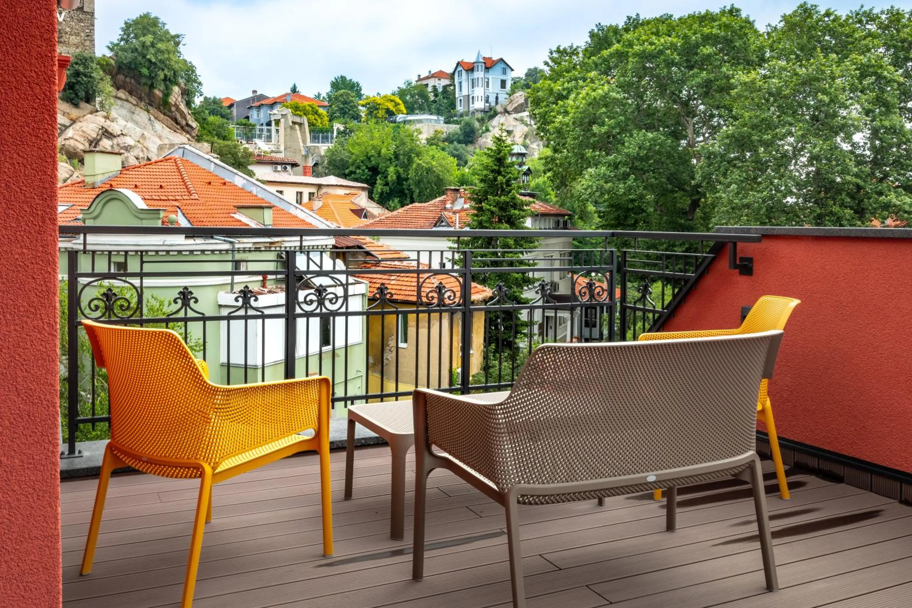 Balcony/Terrace in Villa Flavia Heritage Boutique Hotel