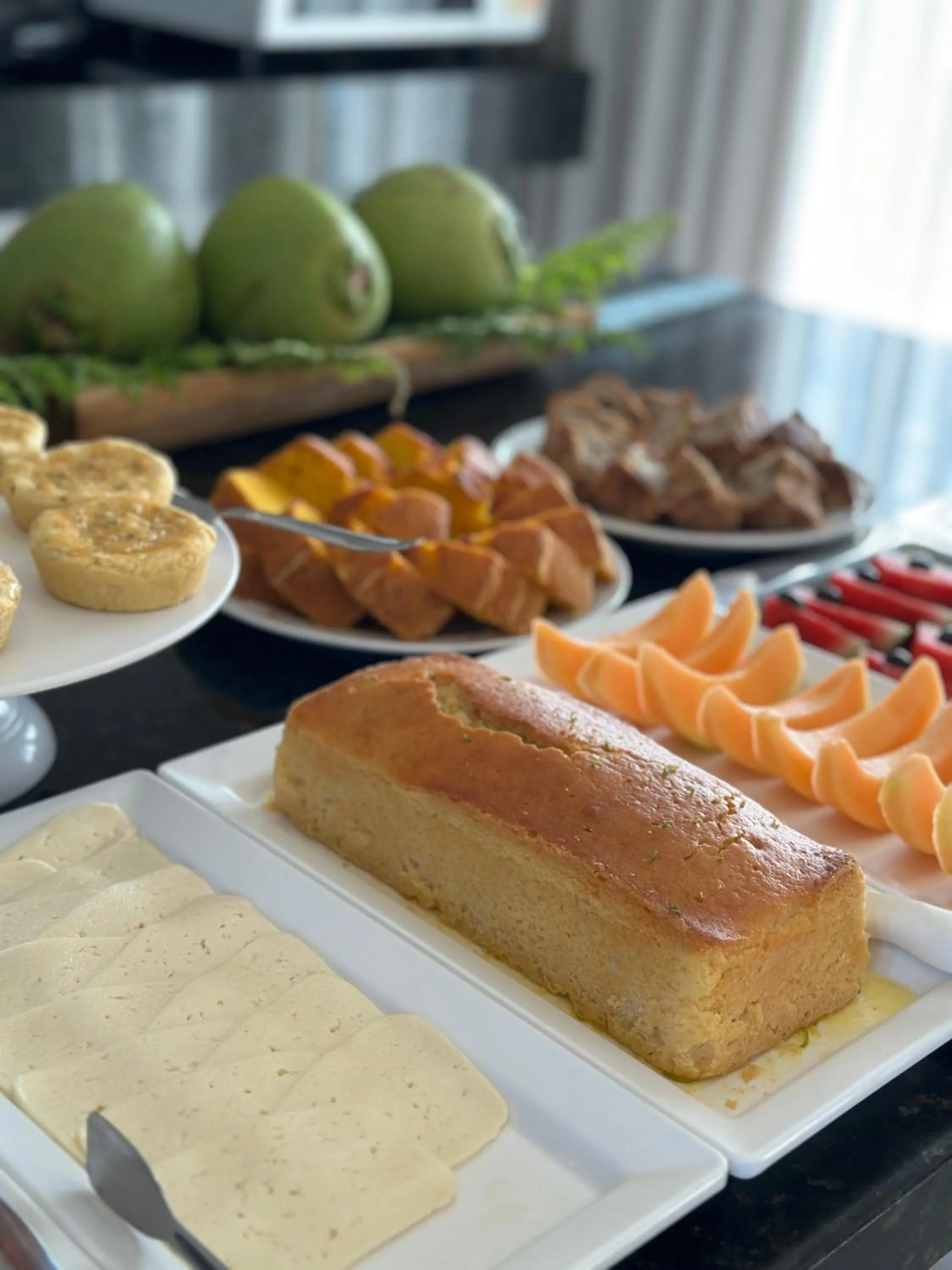 Buffet breakfast in Hotel Icaraí Beach
