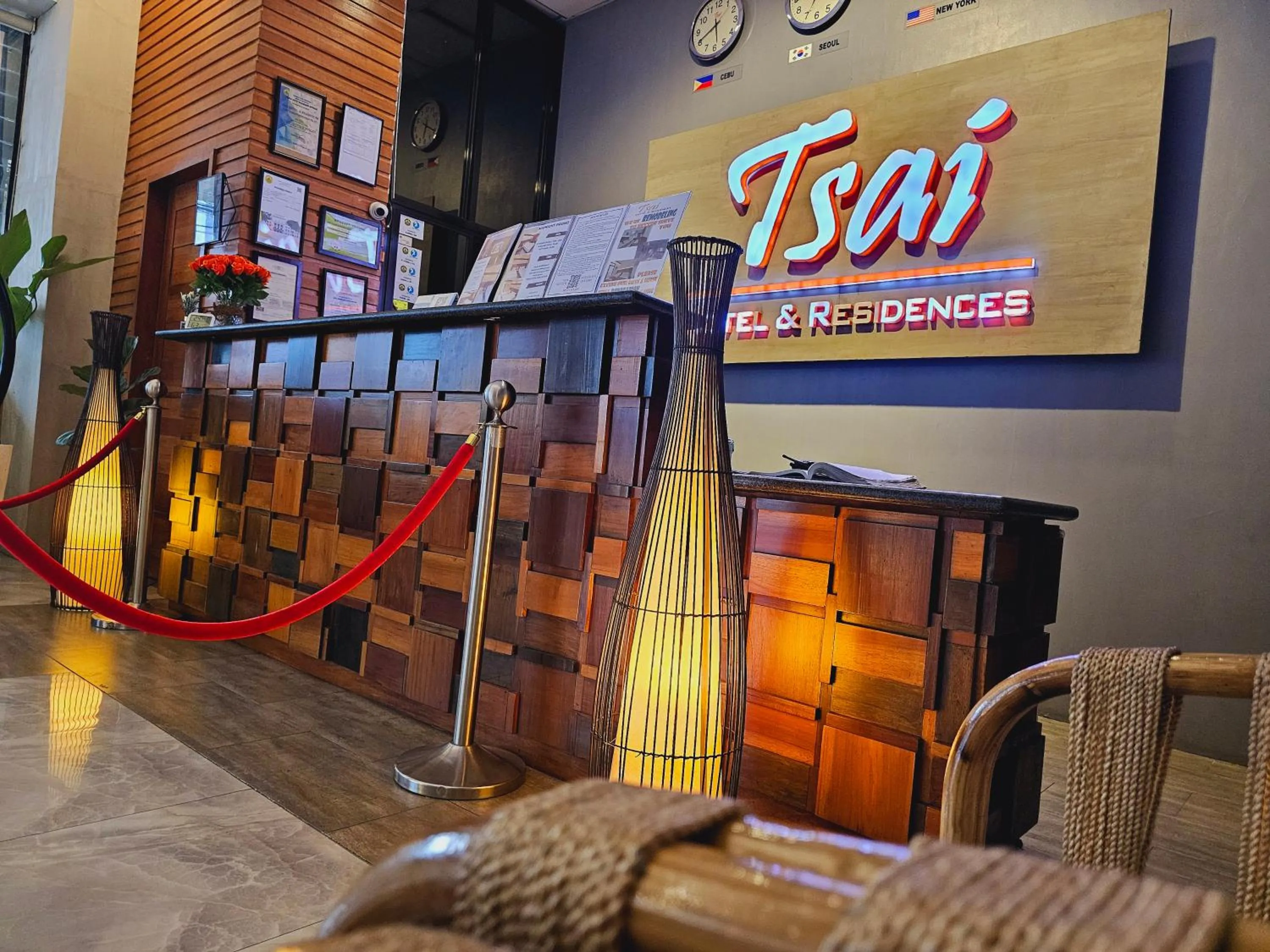 Lobby or reception in Tsai Hotel and Residences