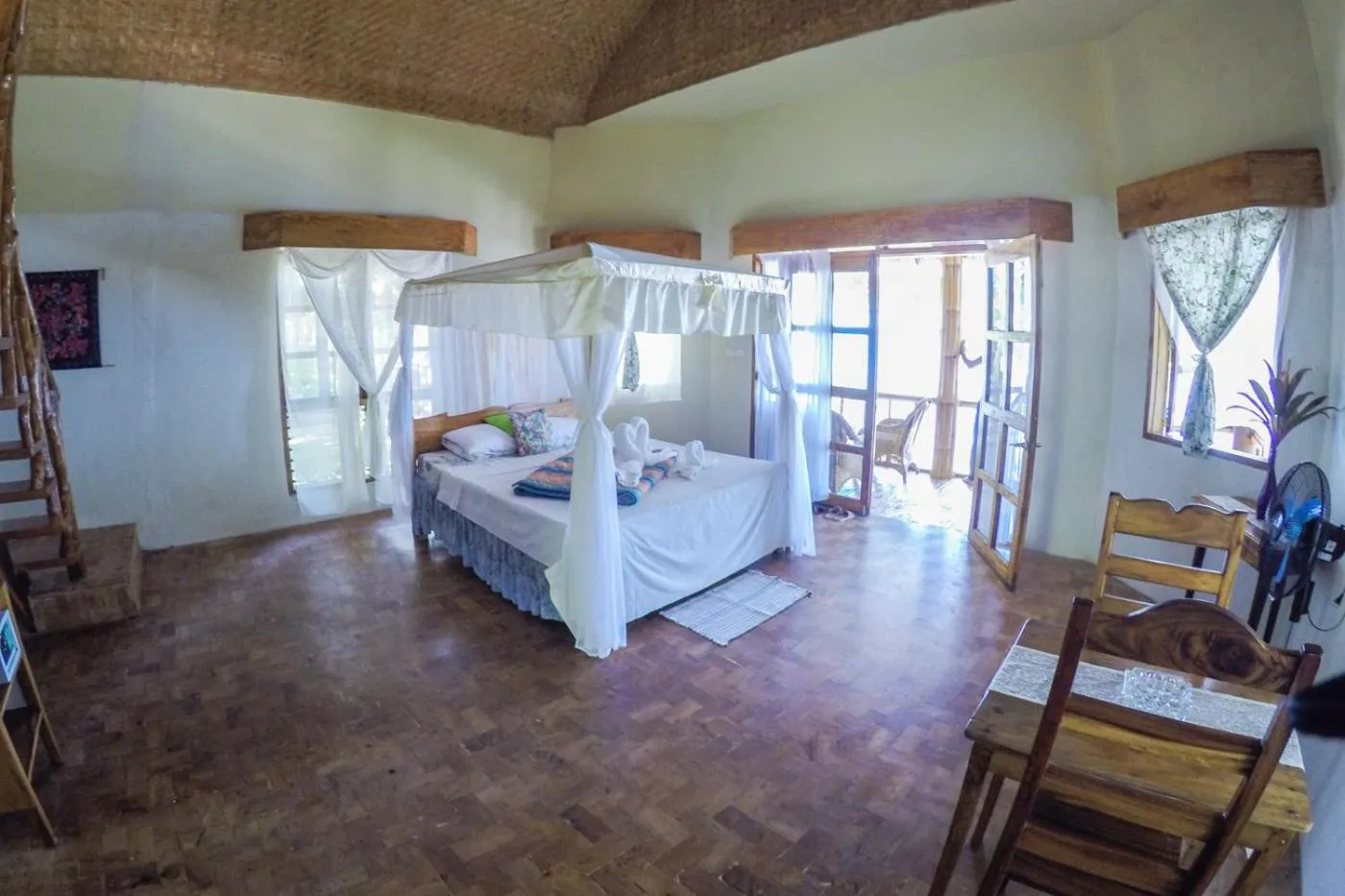 Living room, Bed in Lazi Beach Club Resort