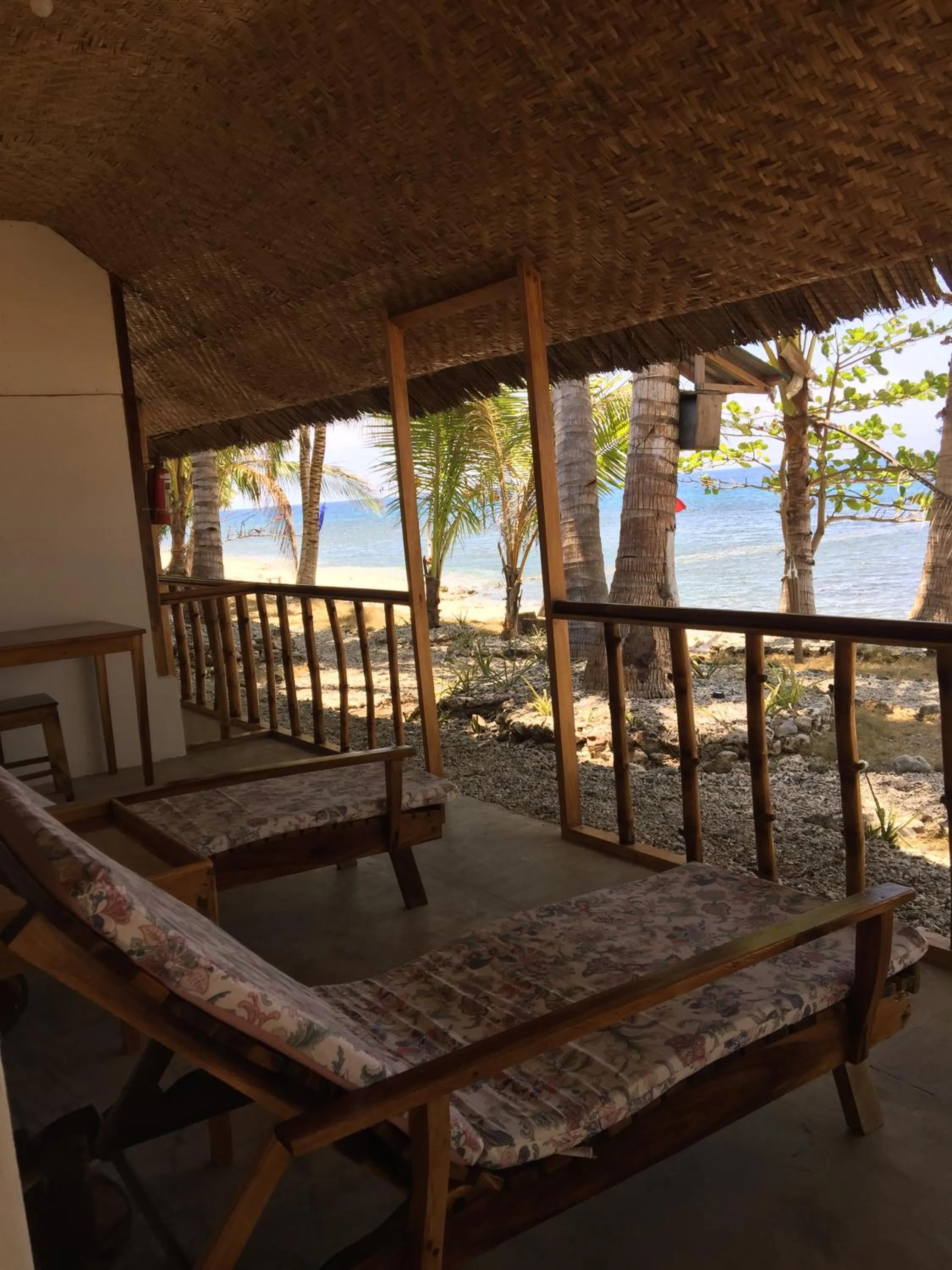 Patio in Lazi Beach Club Resort