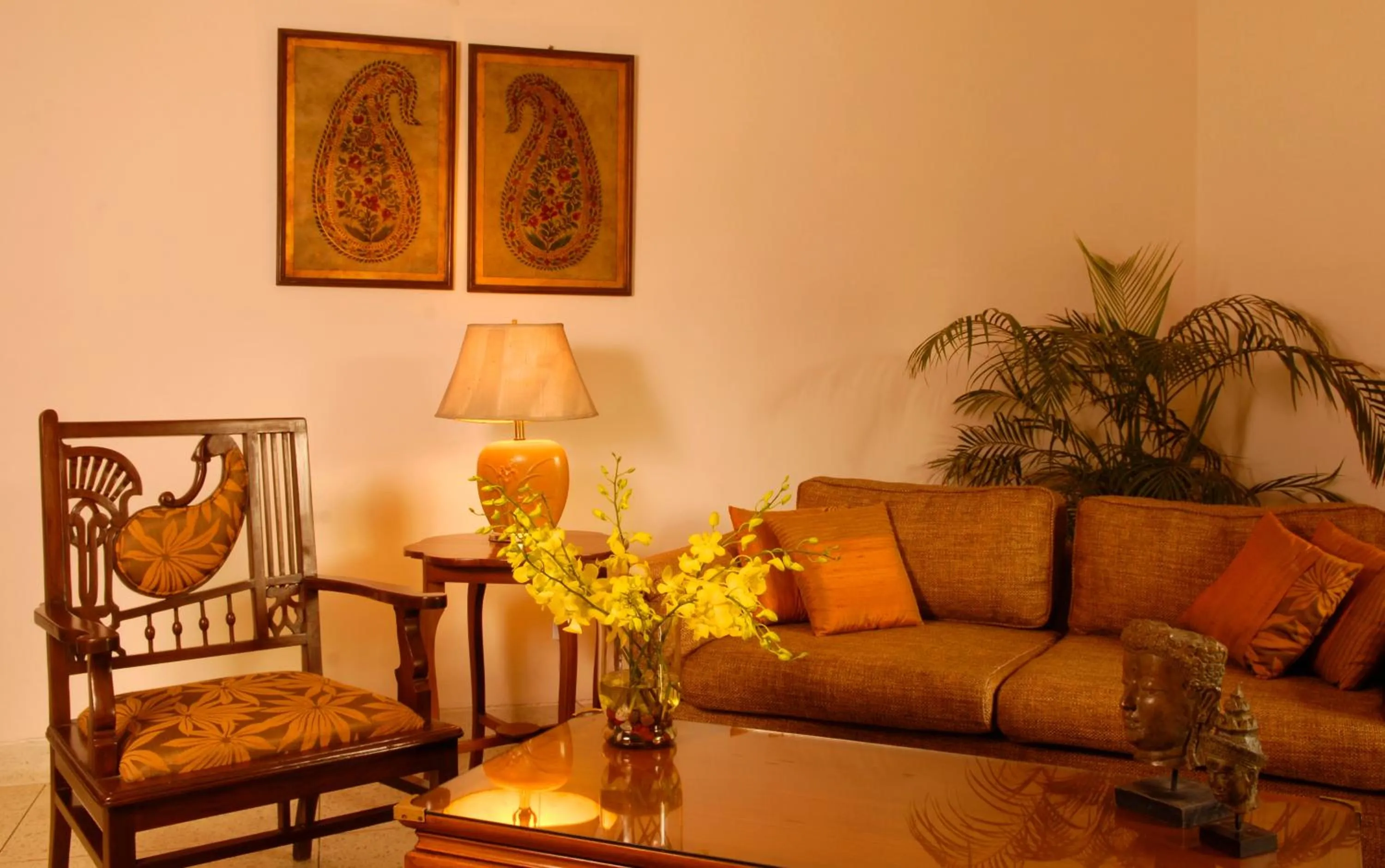 Seating area in Thikana Delhi ( Boutique B&B)