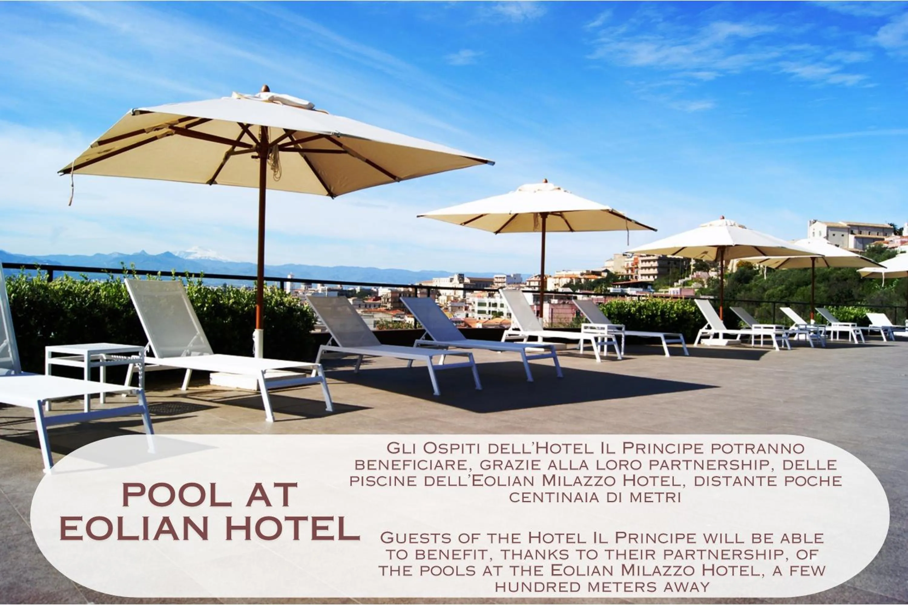 Swimming pool in Hotel Il Principe