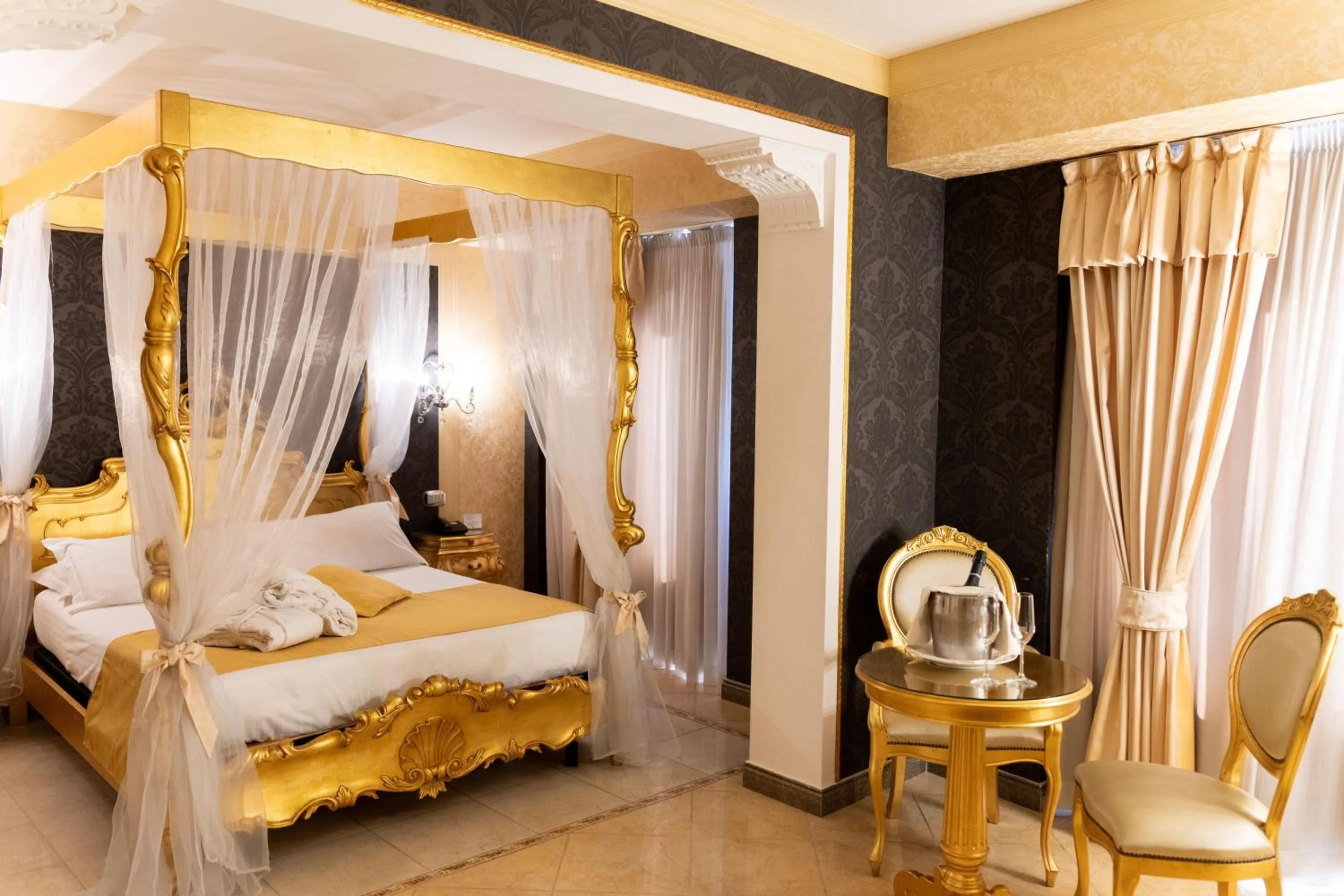 Bed in Hotel Il Principe