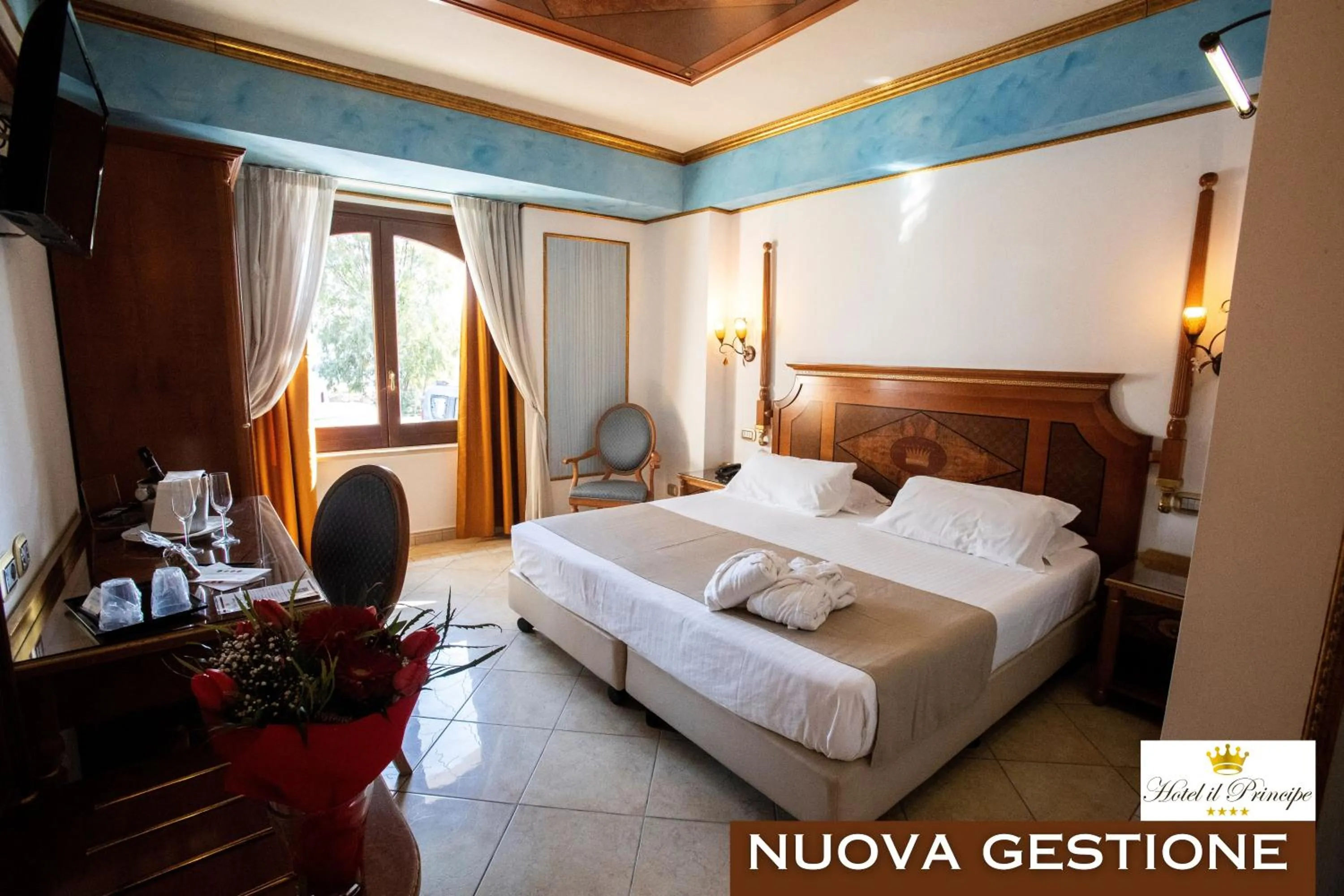 Bedroom, Bed in Hotel Il Principe