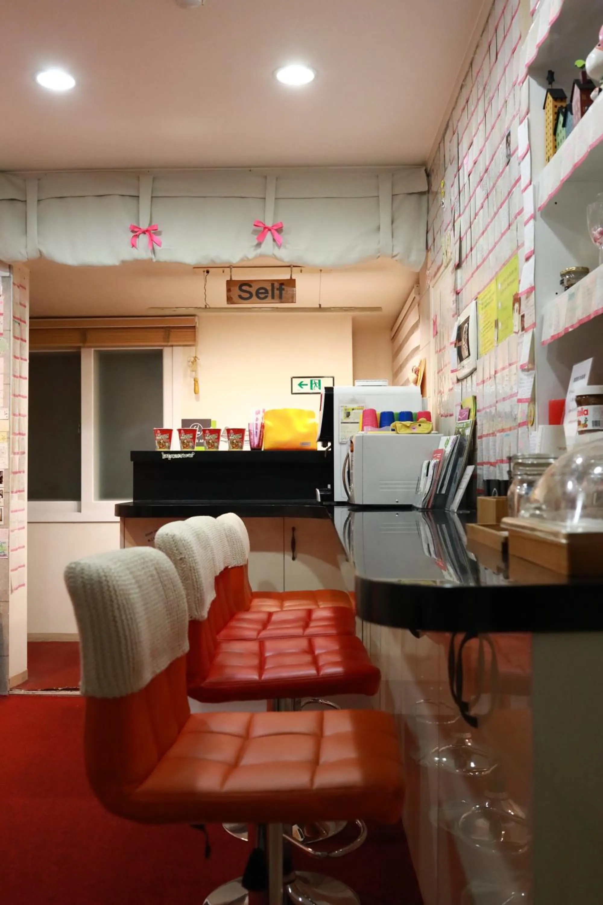 Seating area in Ari House