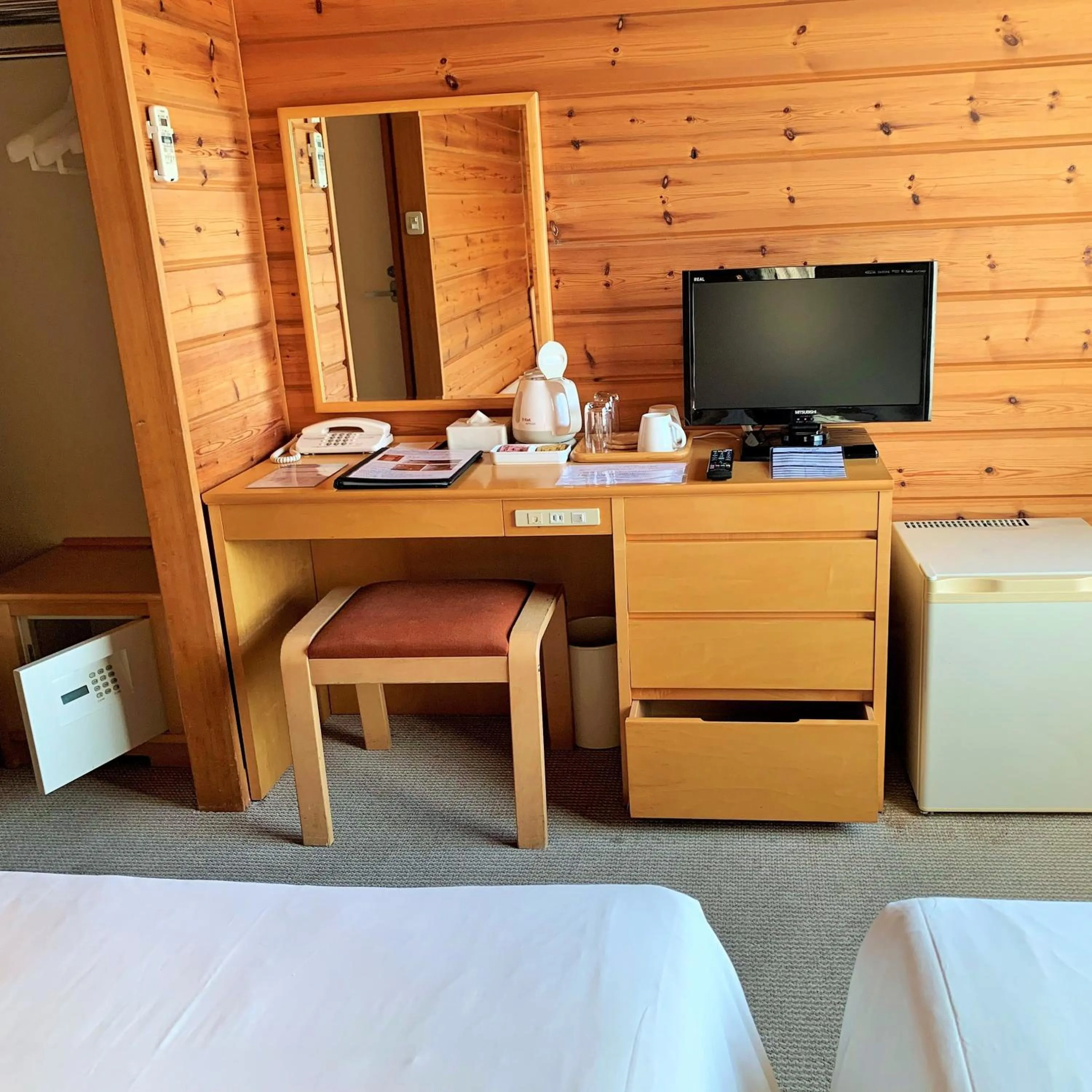 Photo of the whole room, Bed in Grand Park Hotel Okubiwako Makino