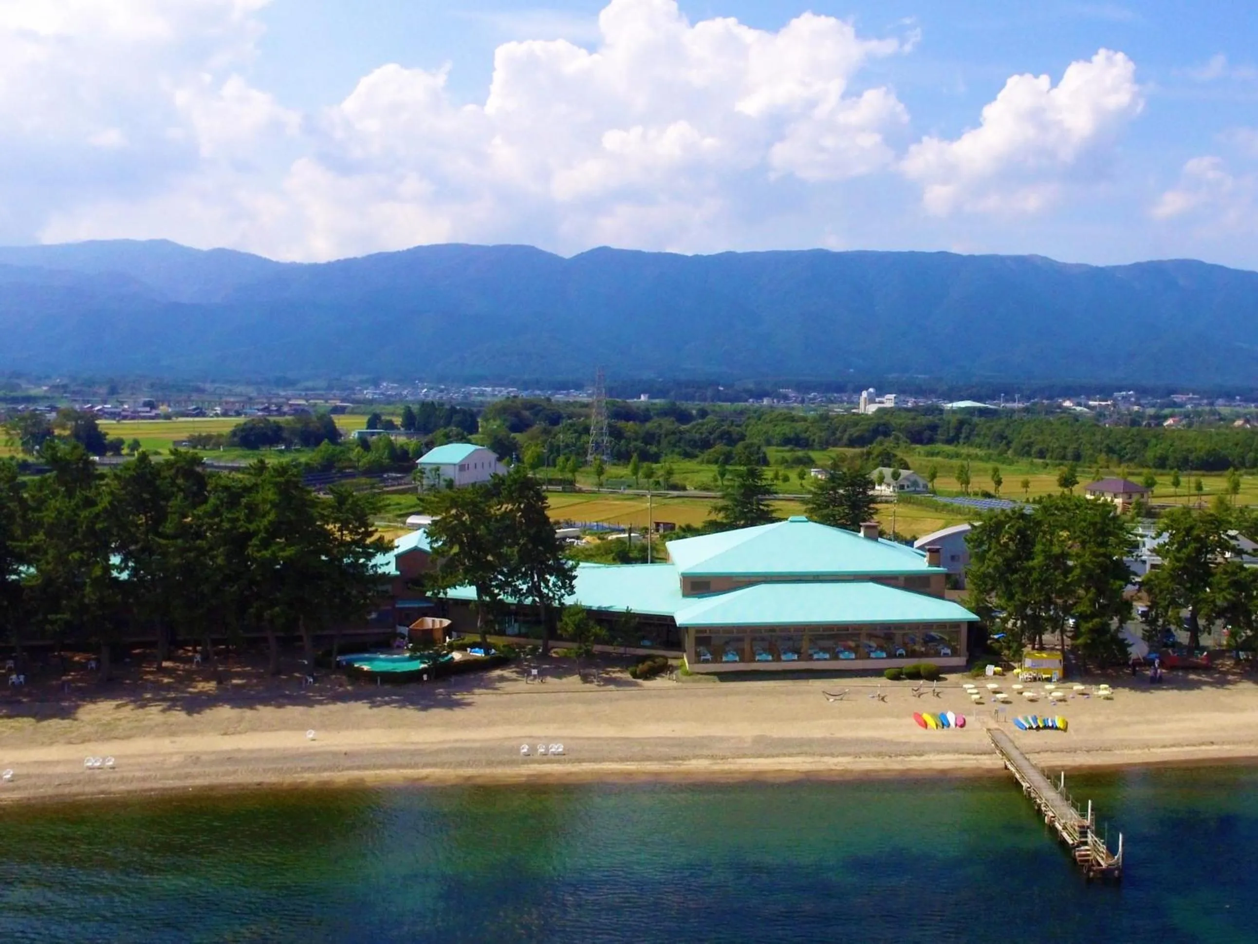 Bird's eye view in Grand Park Hotel Okubiwako Makino