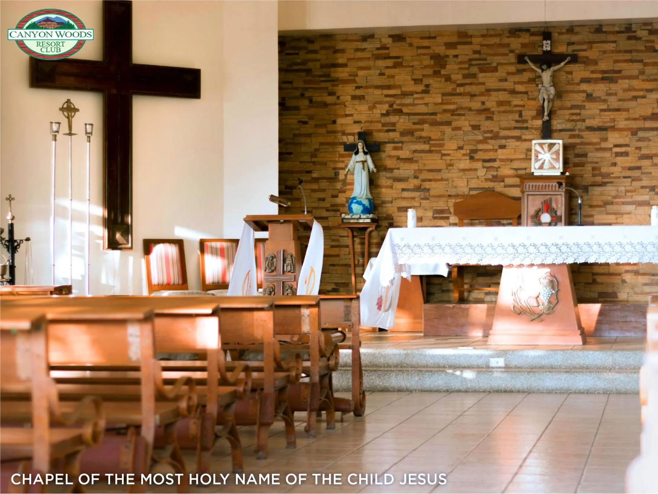 Text overlay in Canyon Woods Resort Club Tagaytay