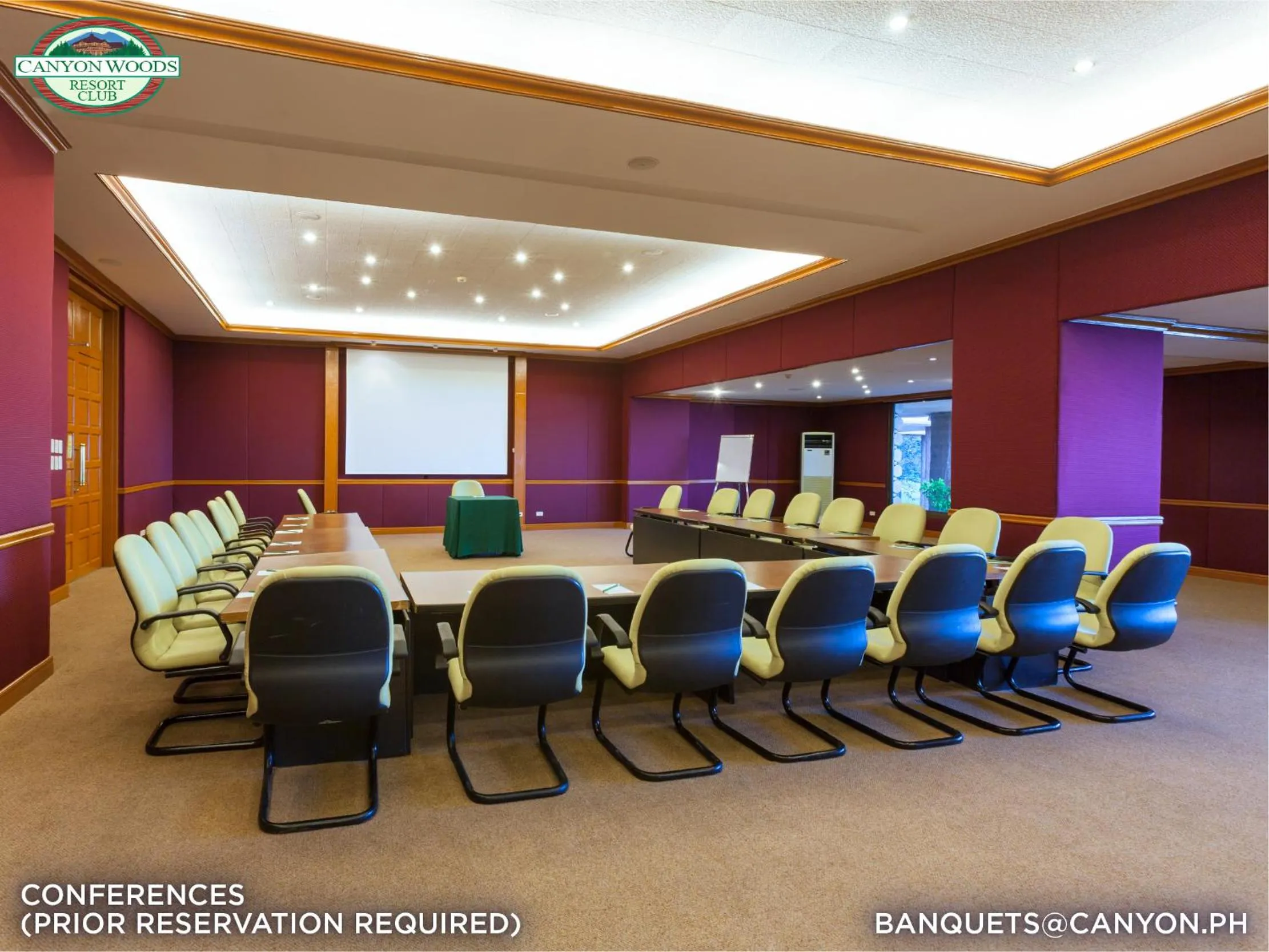 Meeting/conference room in Canyon Woods Resort Club Tagaytay
