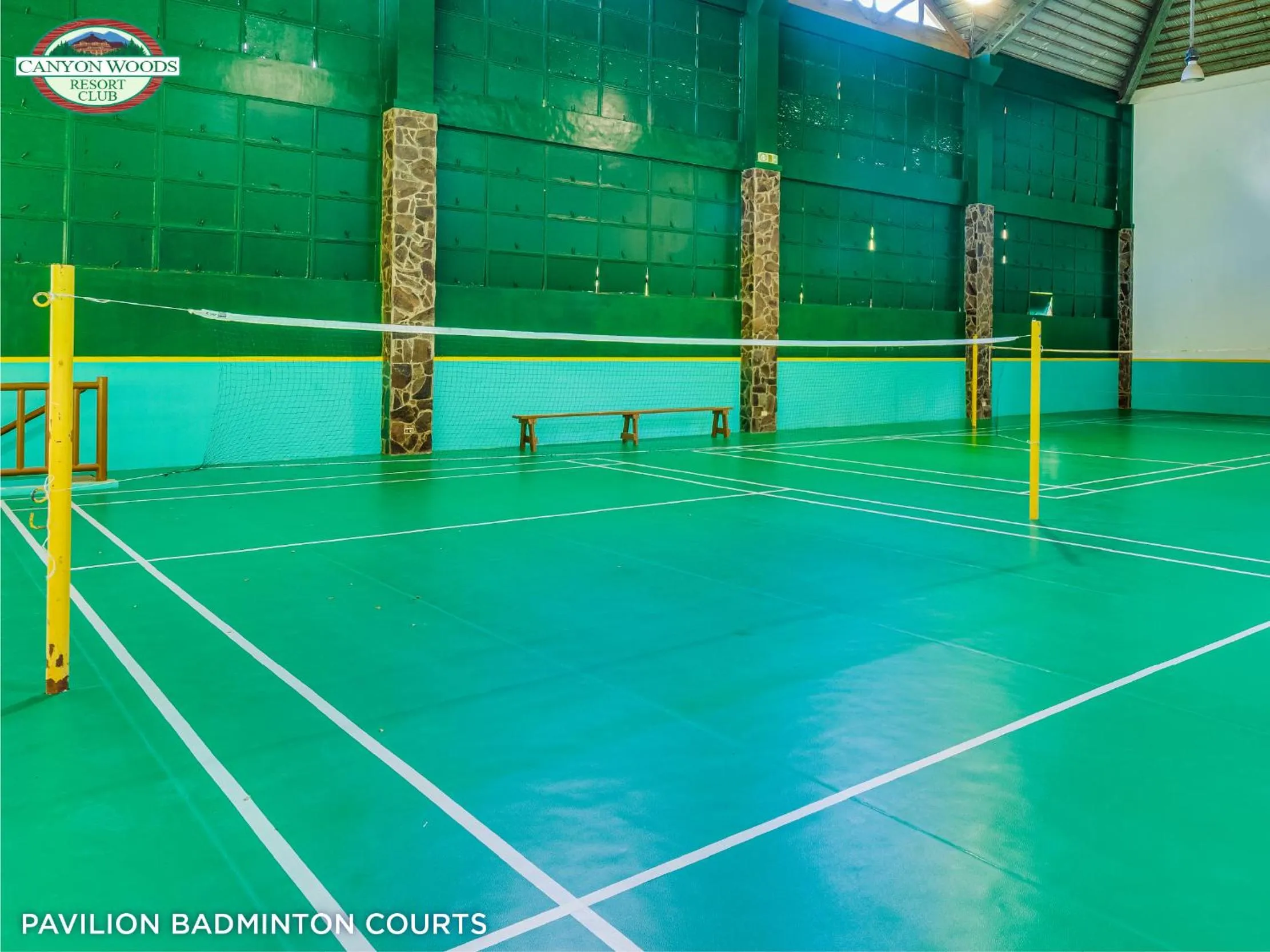 Tennis court in Canyon Woods Resort Club Tagaytay