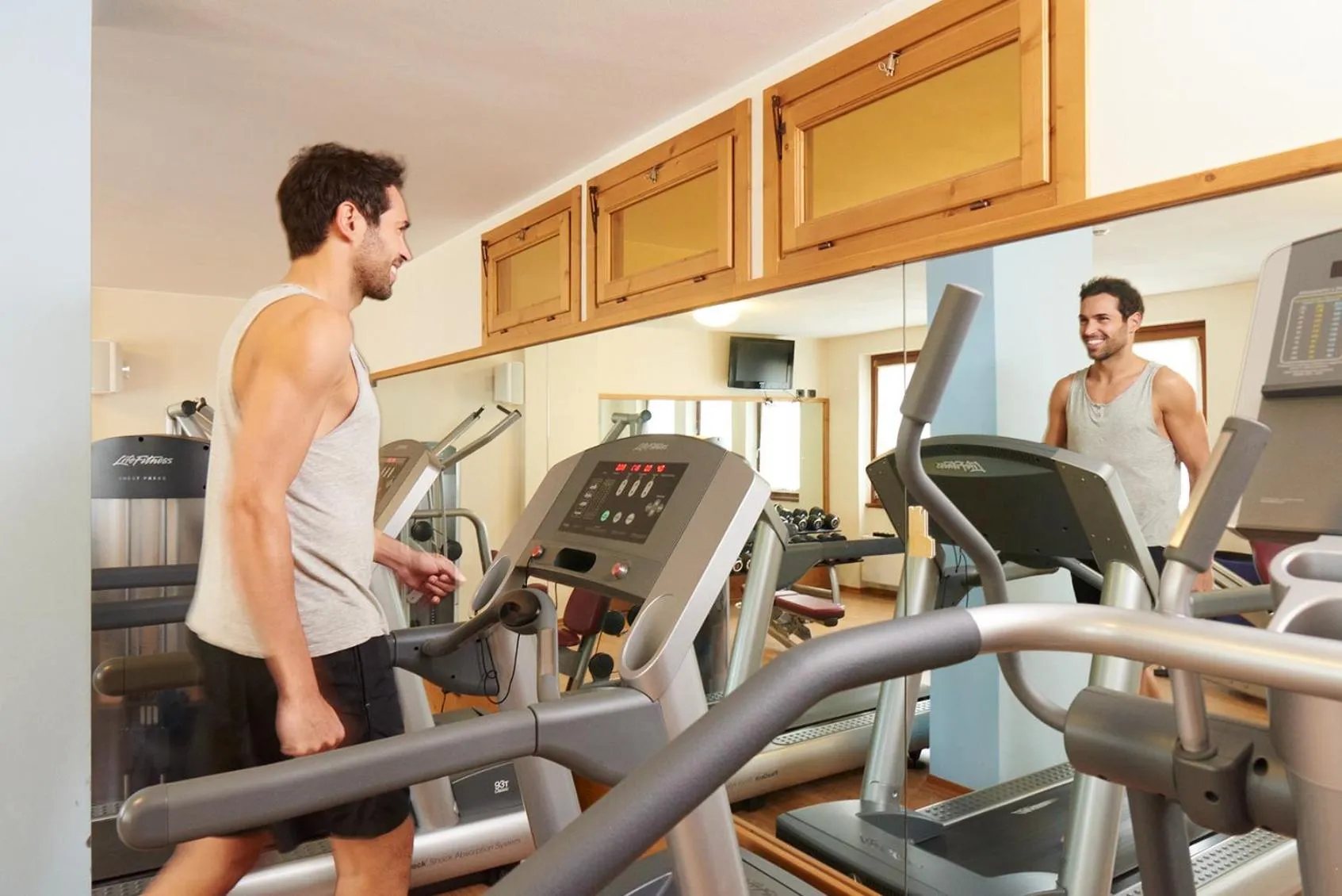 Fitness centre/facilities in Hotel Residence 3 Signori