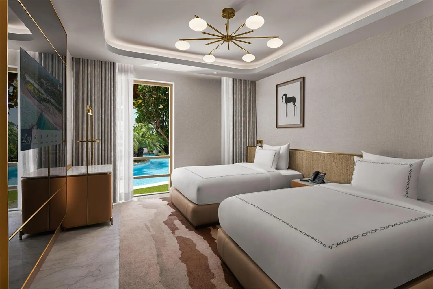 Bed in Gloria Serenity Resort