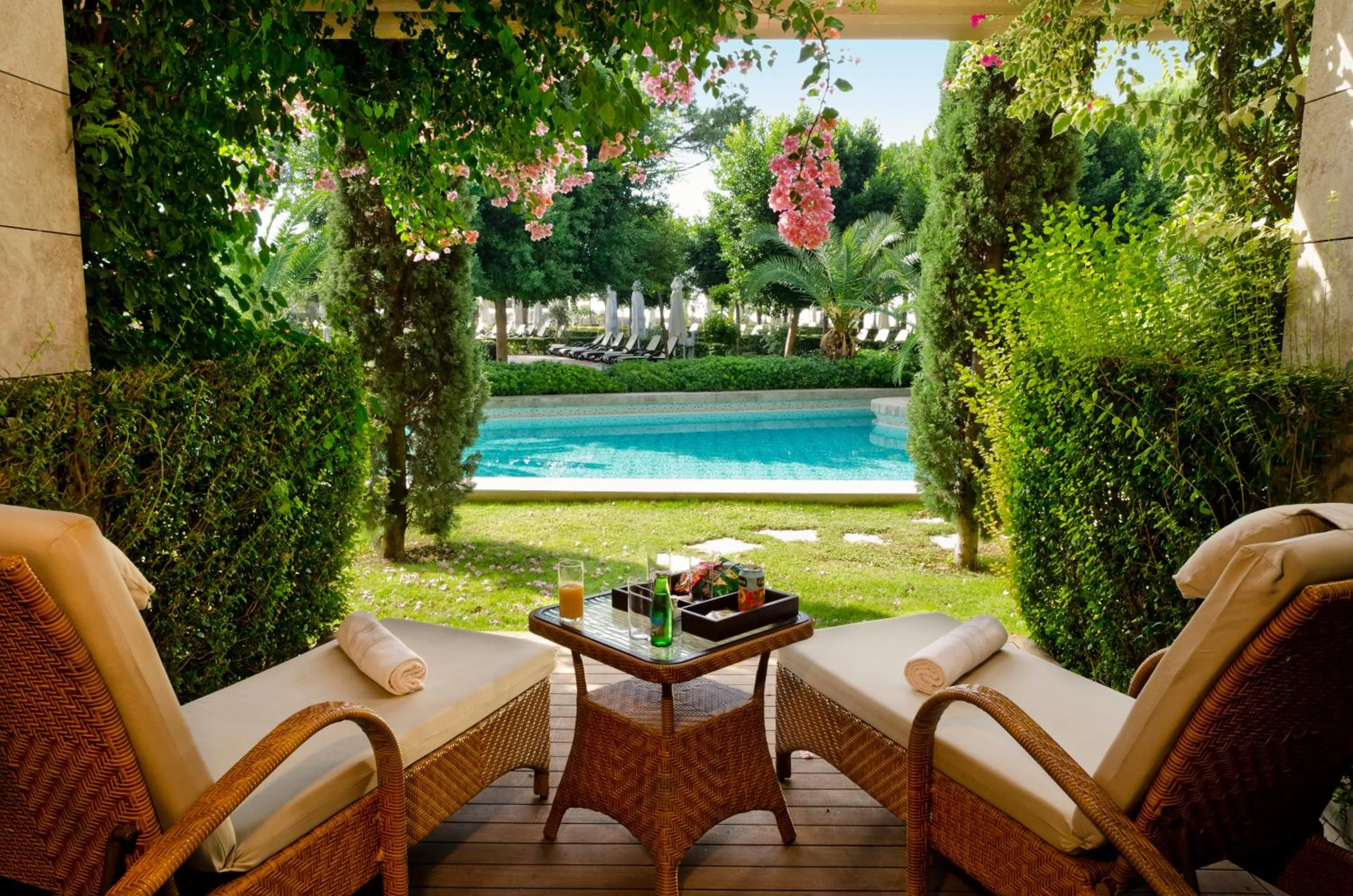 Patio in Gloria Serenity Resort