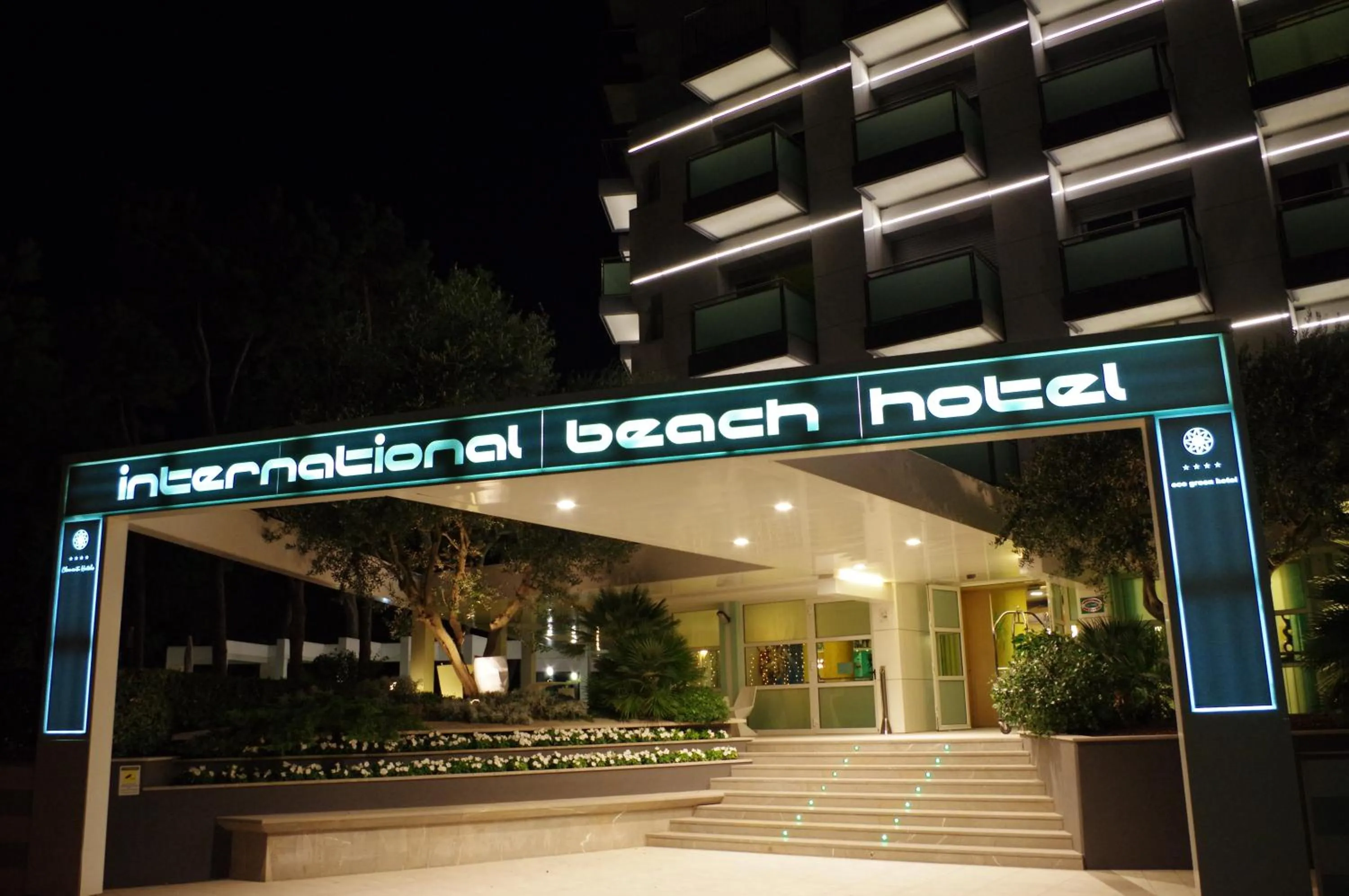 Facade/entrance in International Beach Hotel
