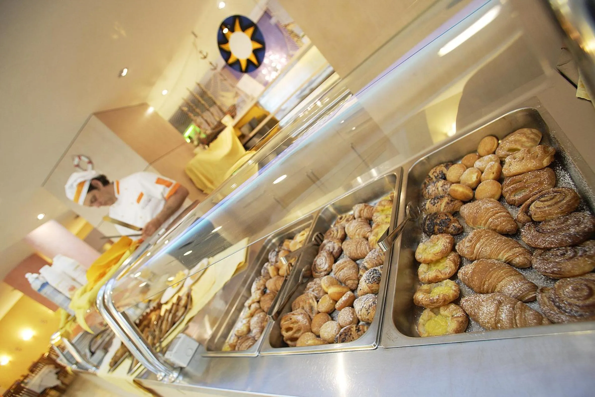 Buffet breakfast in International Beach Hotel