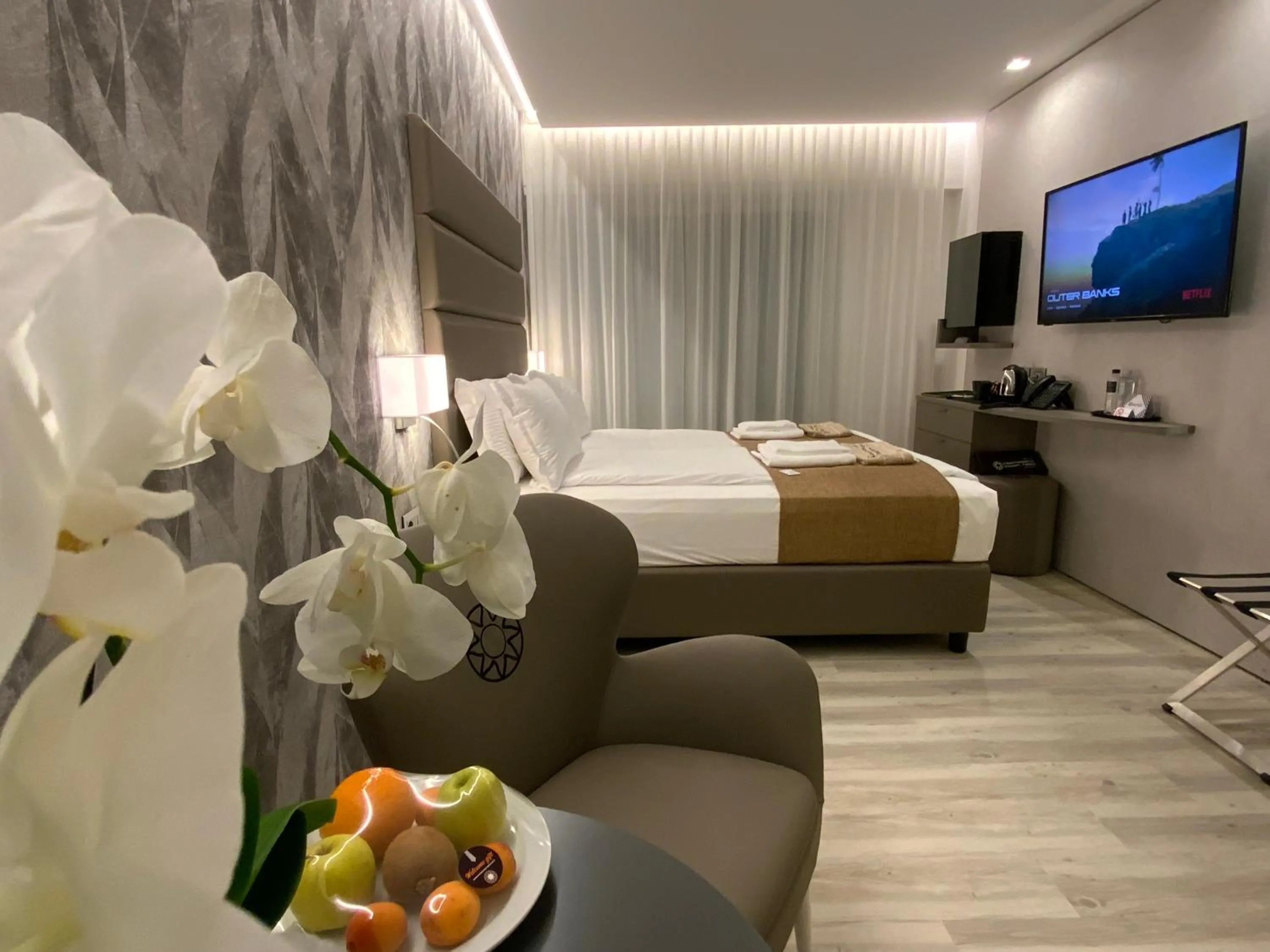 Photo of the whole room, Bed in International Beach Hotel