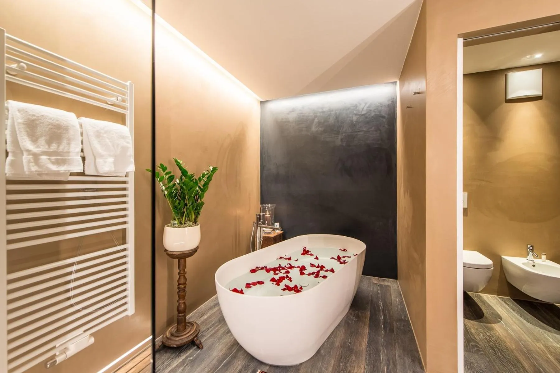 Shower in Adler Suite & Stube