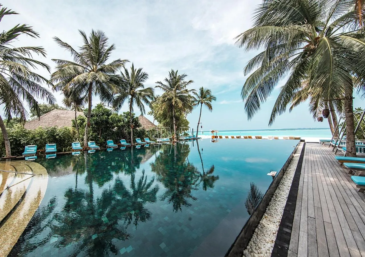 Lounge or bar in Sun Siyam Iru Fushi with Free Transfer