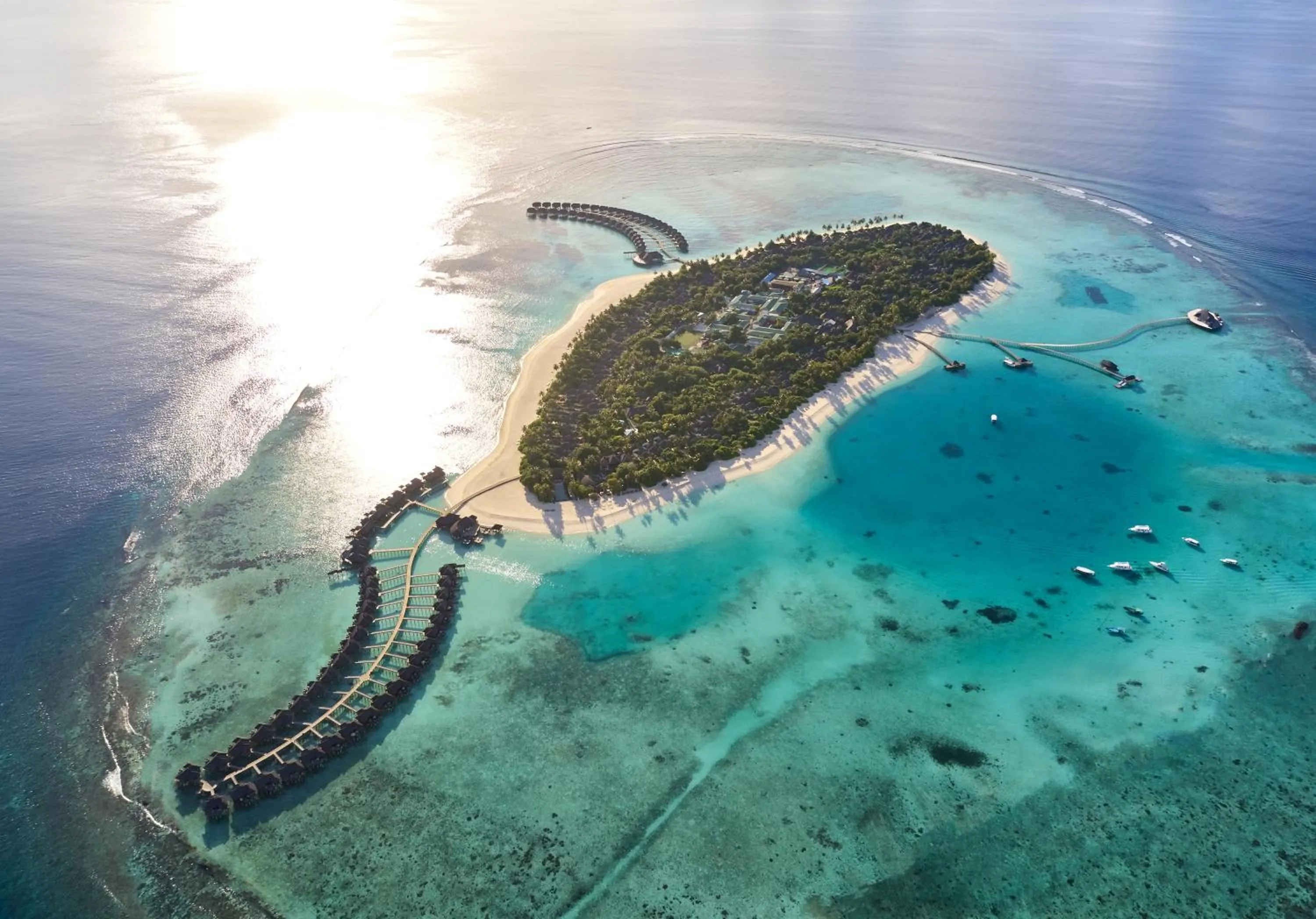 Bird's eye view in Sun Siyam Iru Fushi with Free Transfer