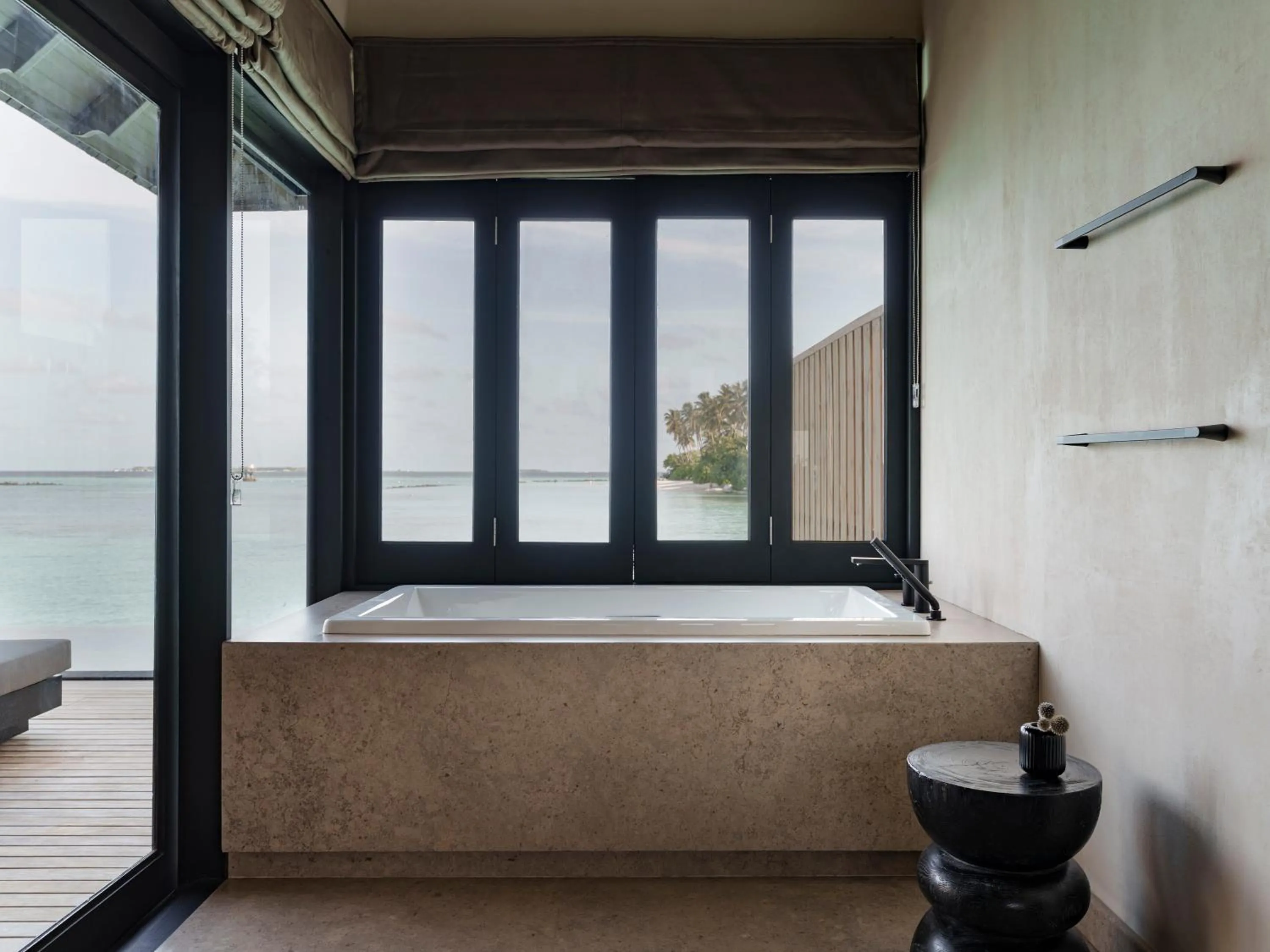 Bathroom in Sun Siyam Iru Fushi with Free Transfer