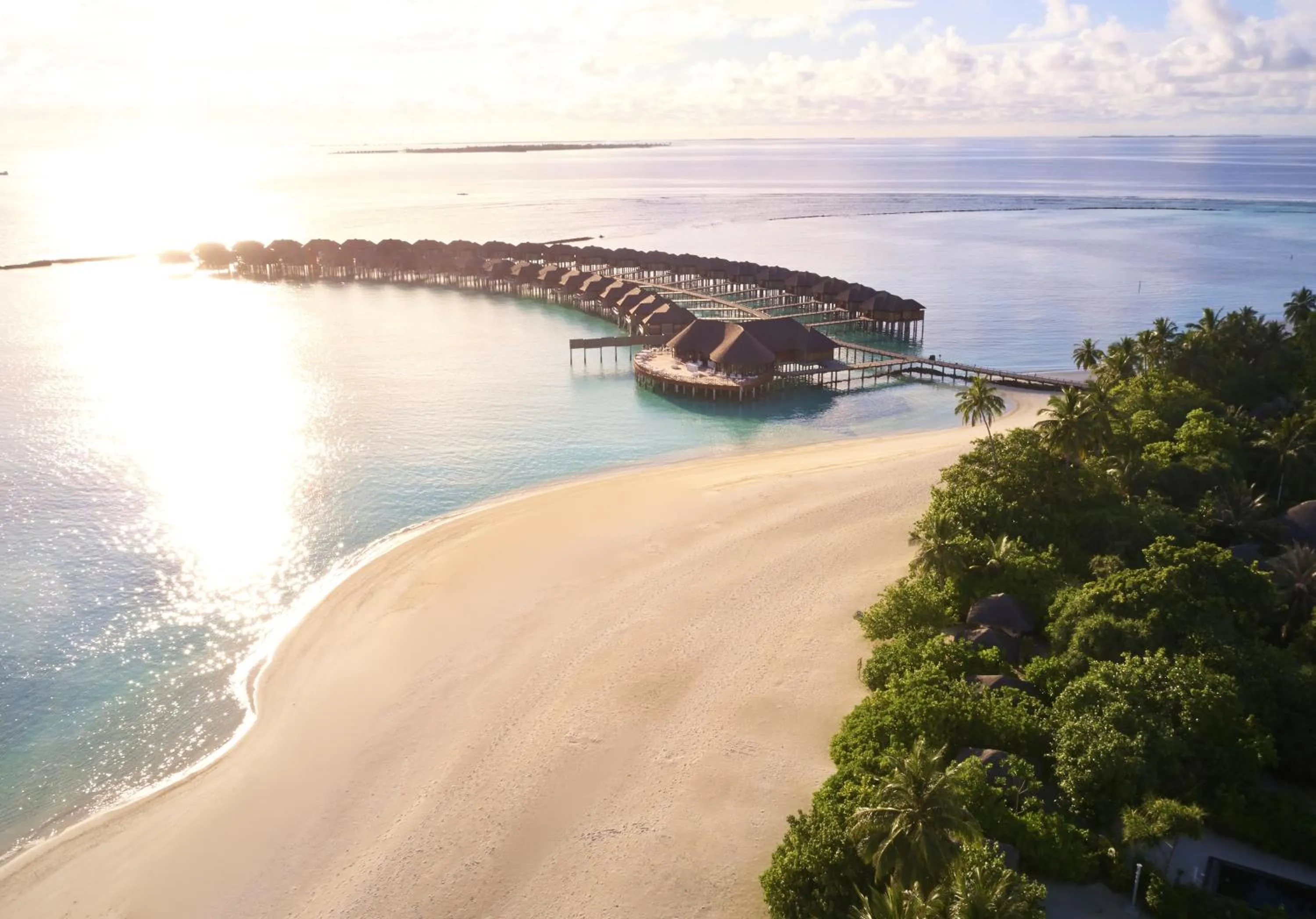 Bird's eye view in Sun Siyam Iru Fushi with Free Transfer