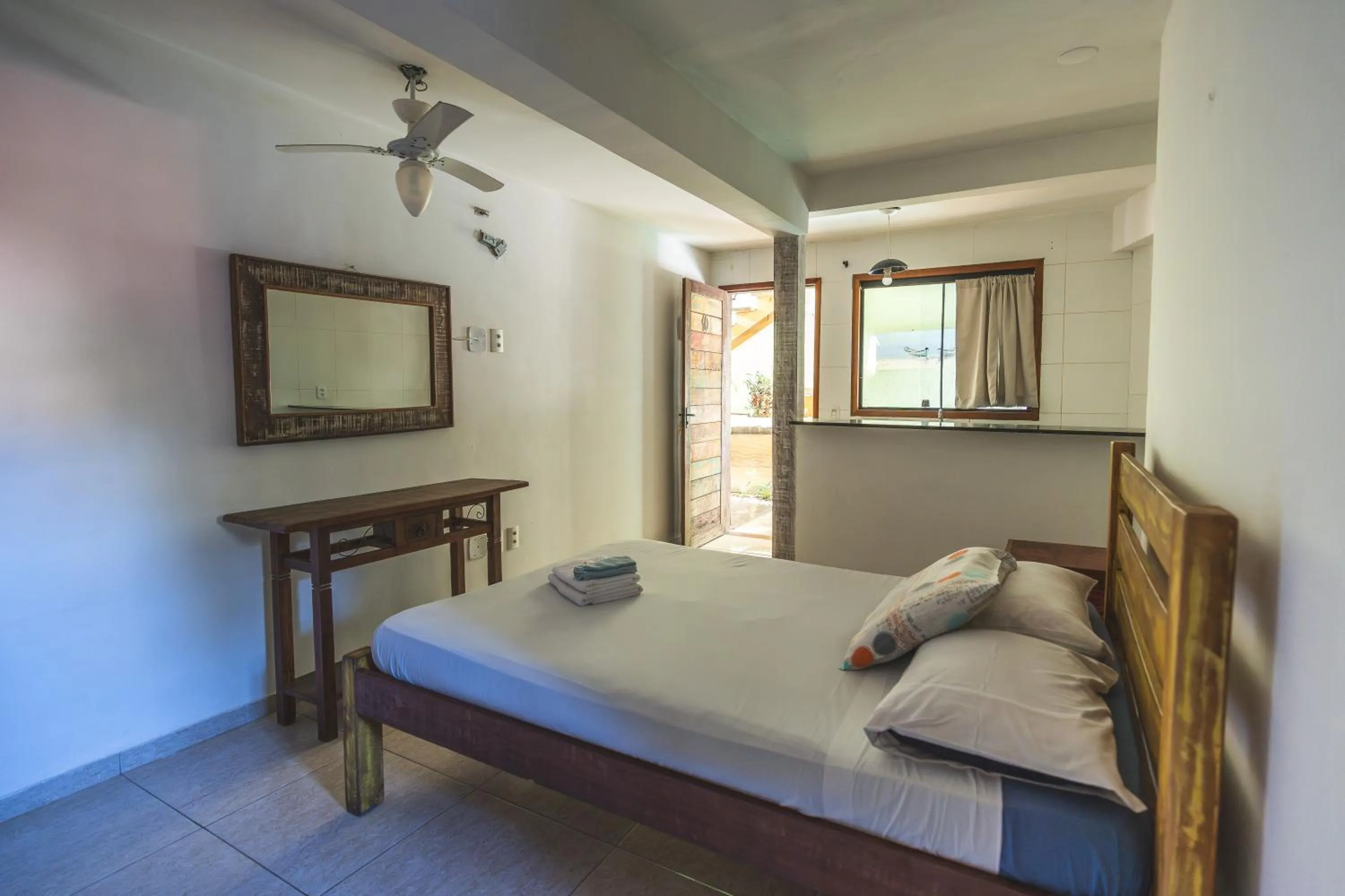 Bed in POUSADA ENCANTO DO AMOR