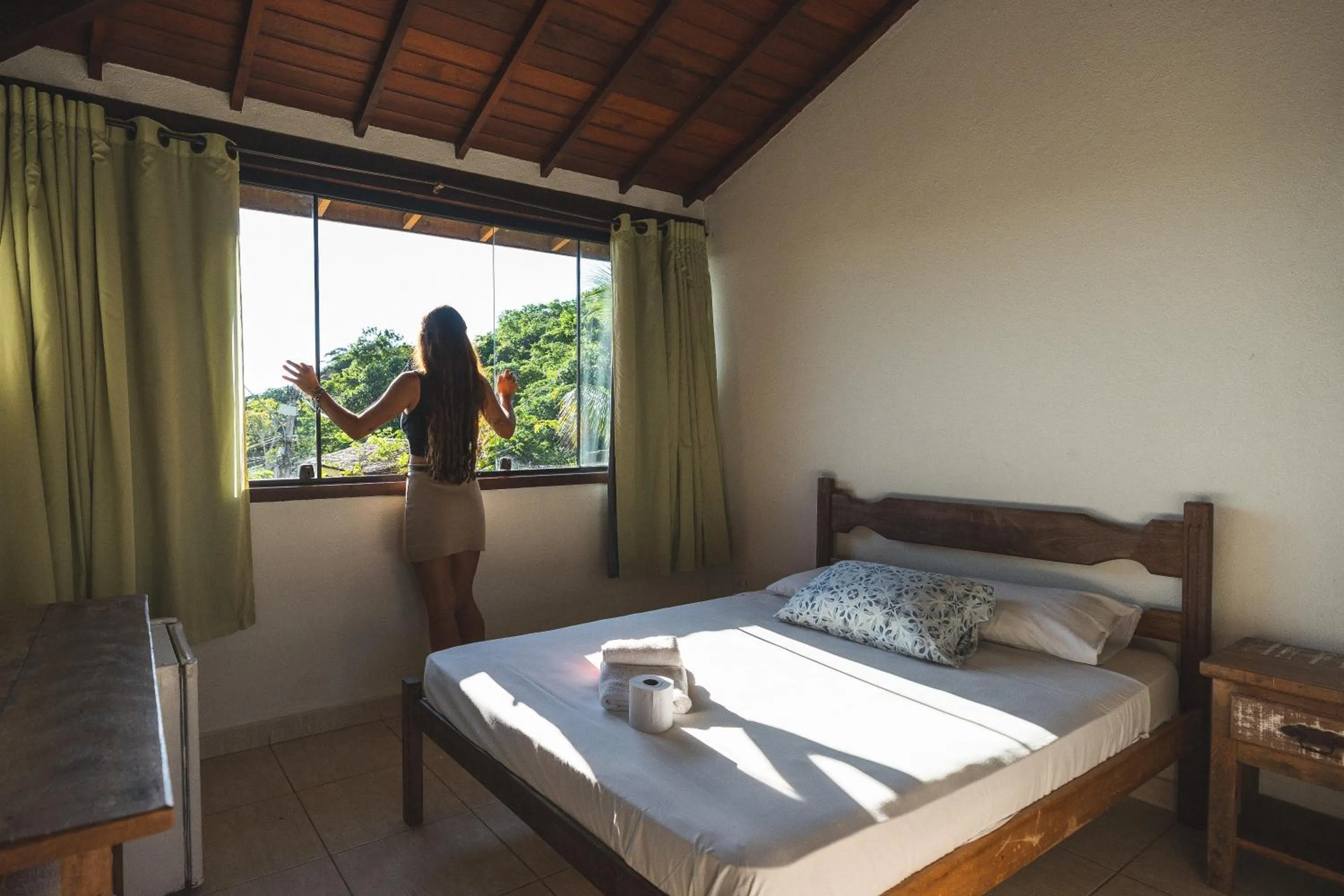 Bed in POUSADA ENCANTO DO AMOR