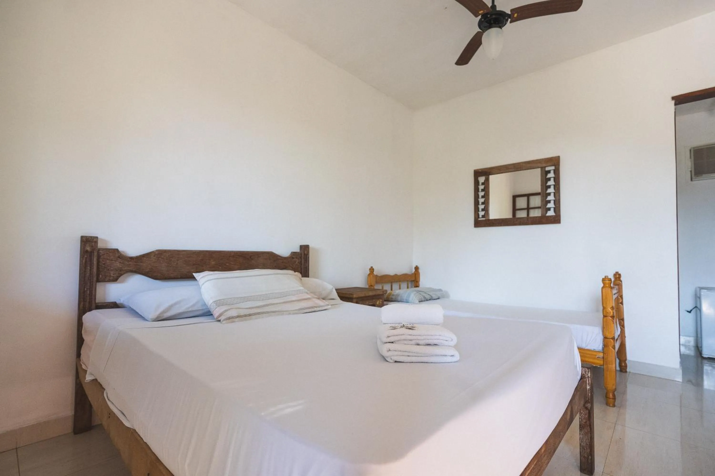 Bed in POUSADA ENCANTO DO AMOR