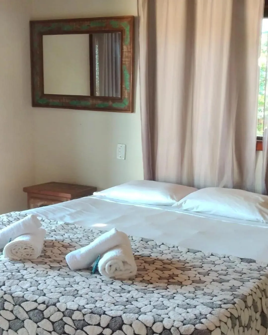 Bed in POUSADA ENCANTO DO AMOR