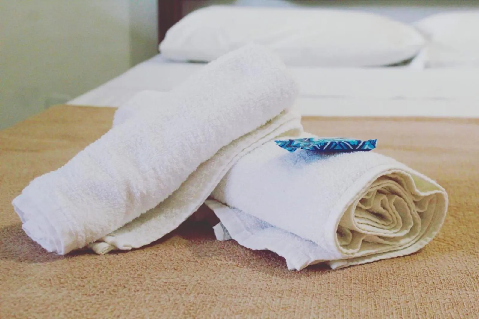 Bed in POUSADA ENCANTO DO AMOR